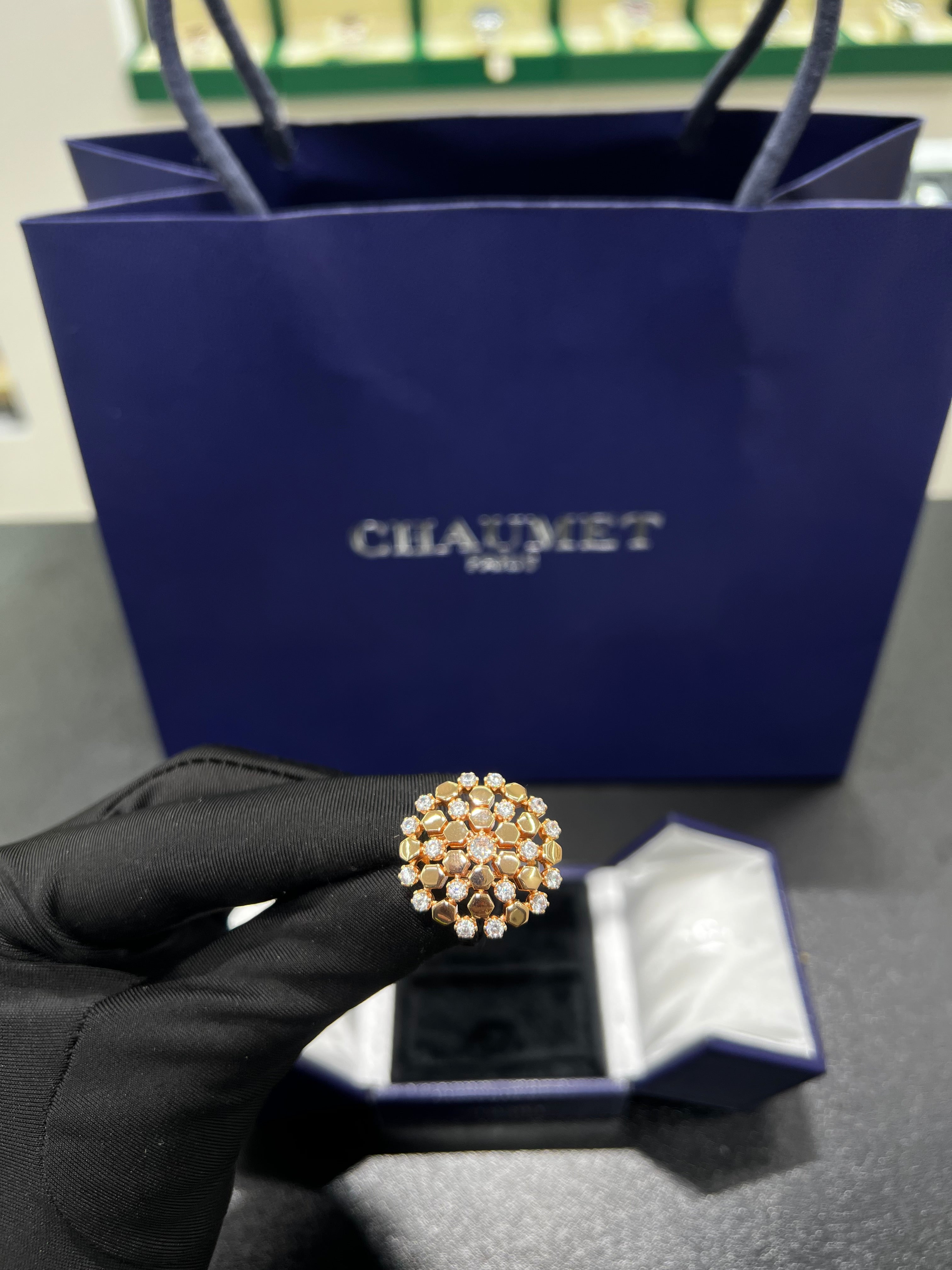 خاتم CHAUMĖT rose gold