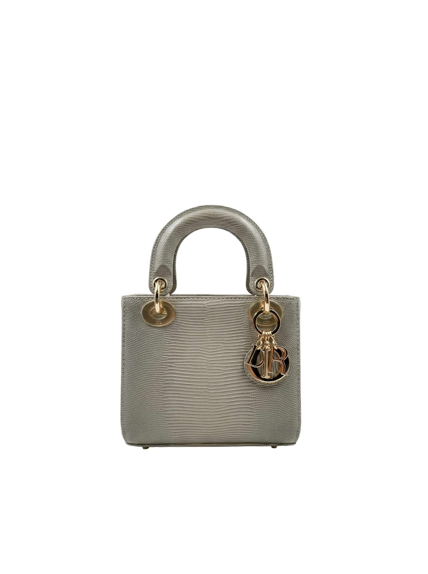 Lady mini Bag in Lizard-Effect Calfskin