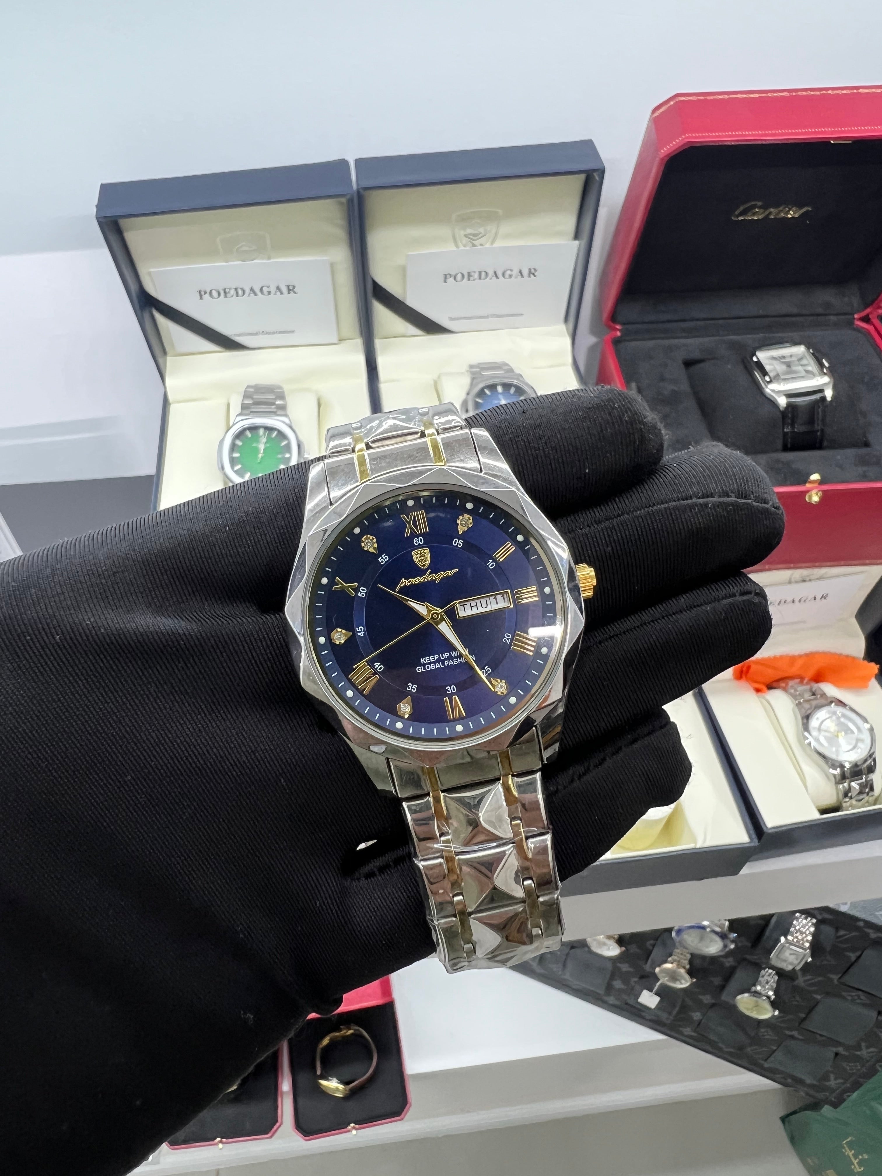 POÈDAGAR لون ازرق