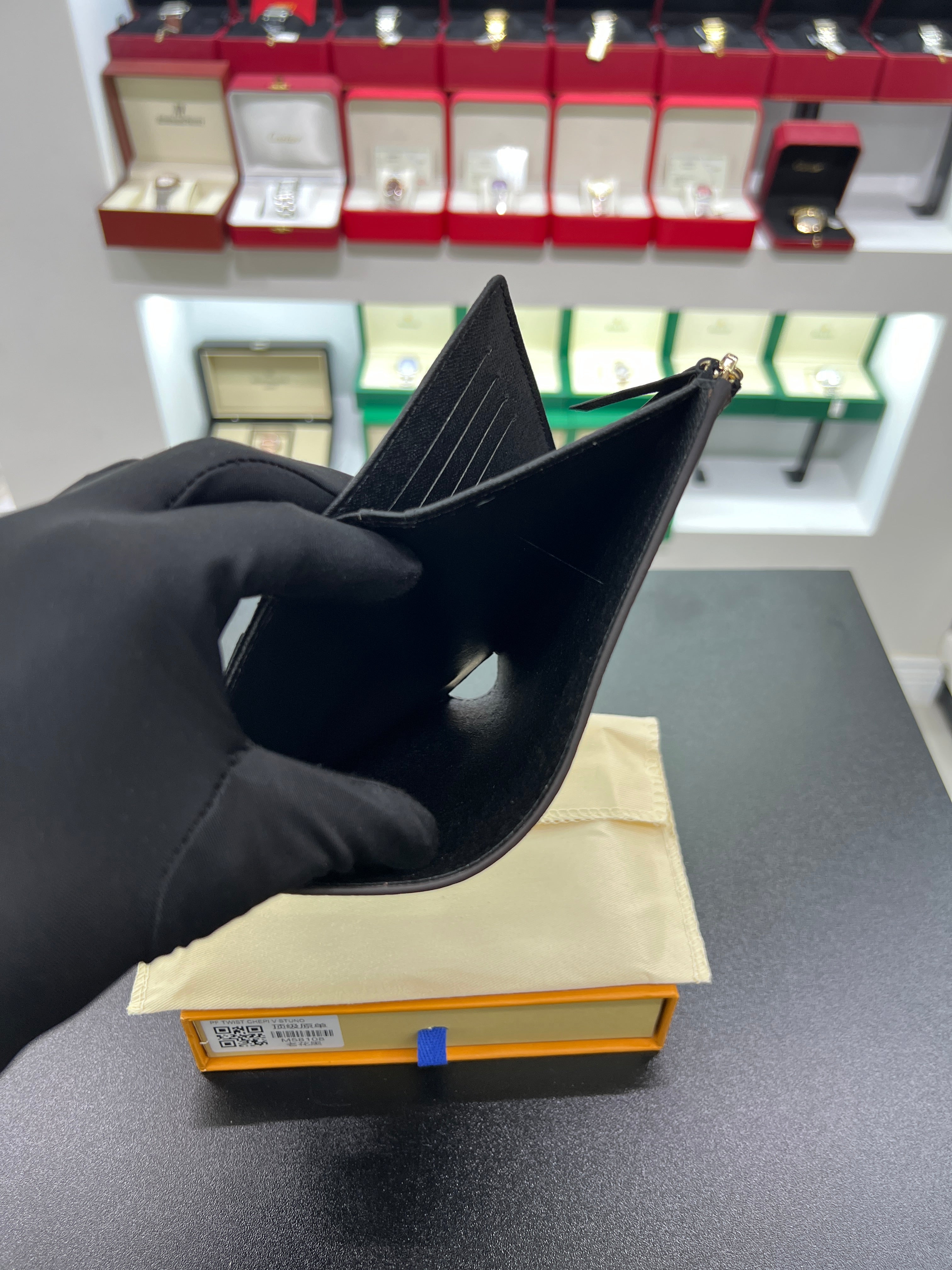 Victorine Wallet – Monogram Canvas (Black Interior)