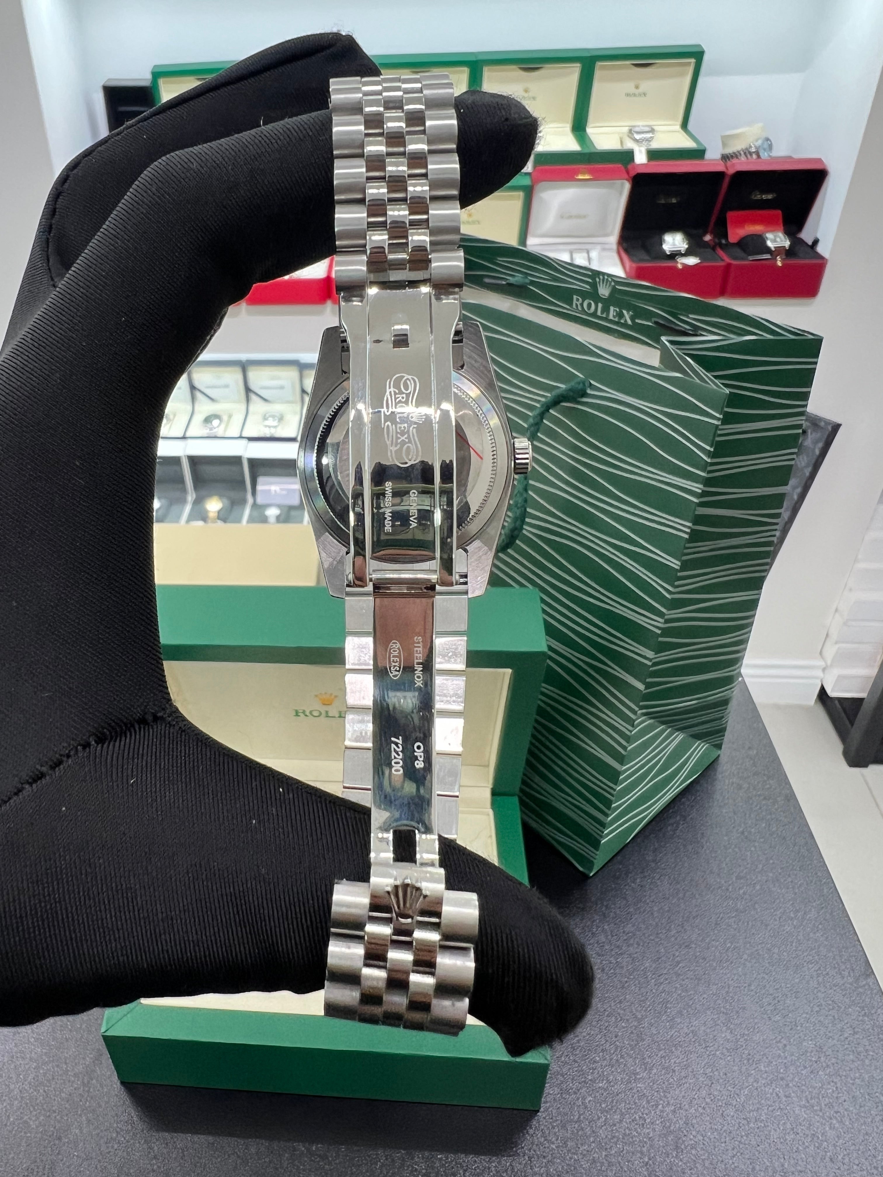 Datejust Pearl Dial Studded Size 36mm