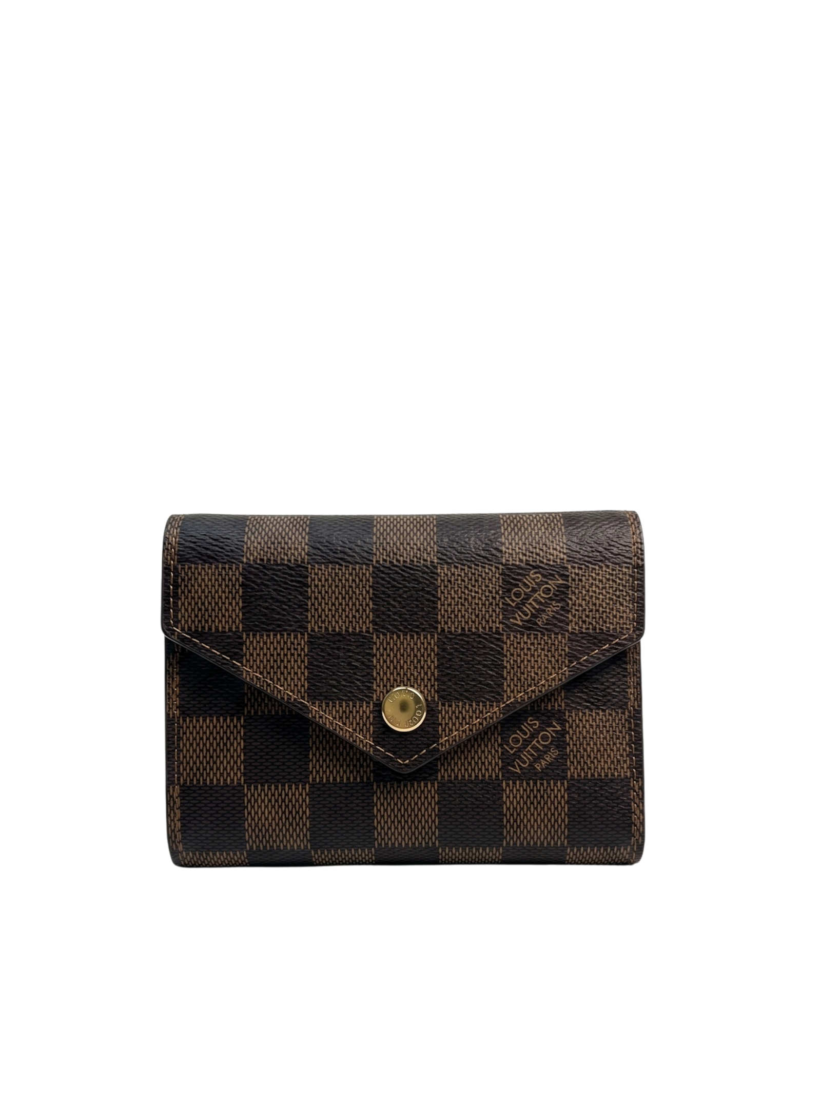محفظة فيكتورين بنقشة دامييه البنّية Victorine Damier Ebene Wallet