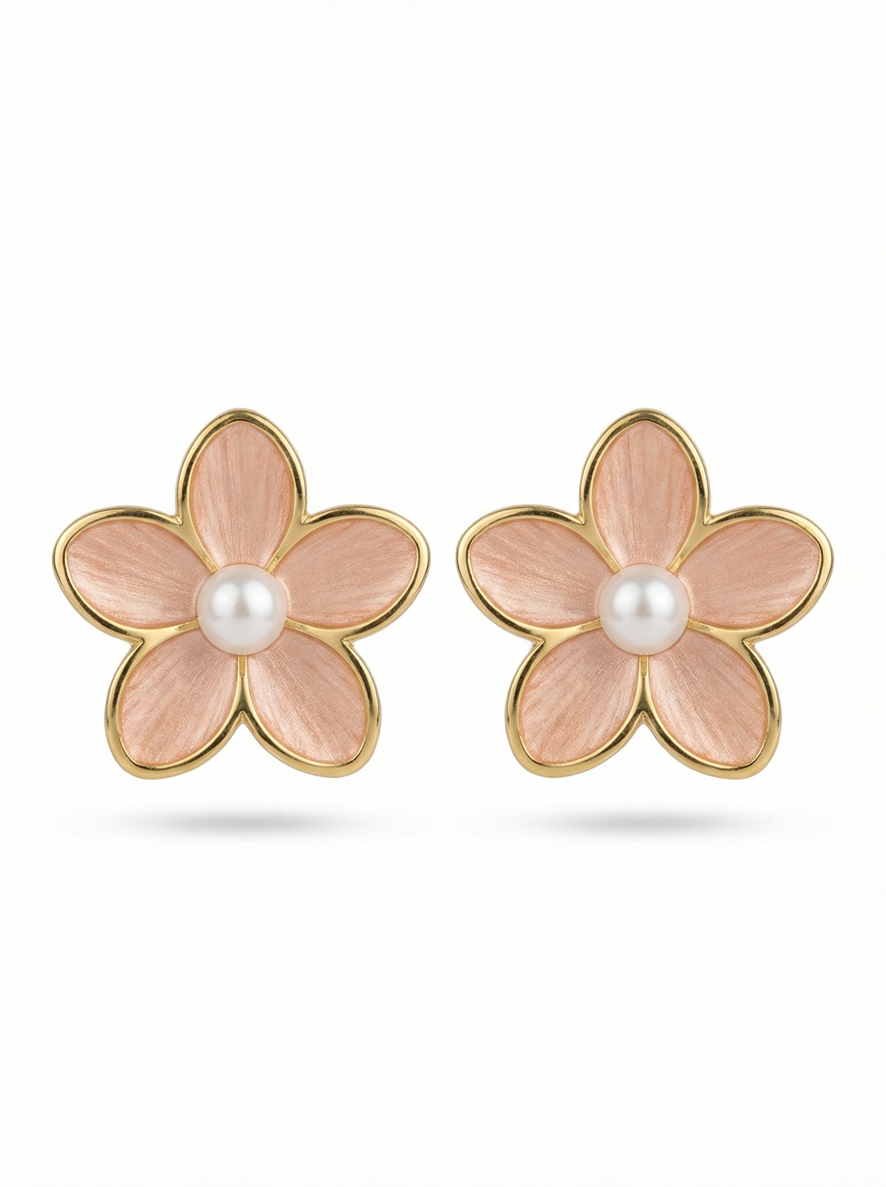 اقراط اذن الورده بيبي بينك