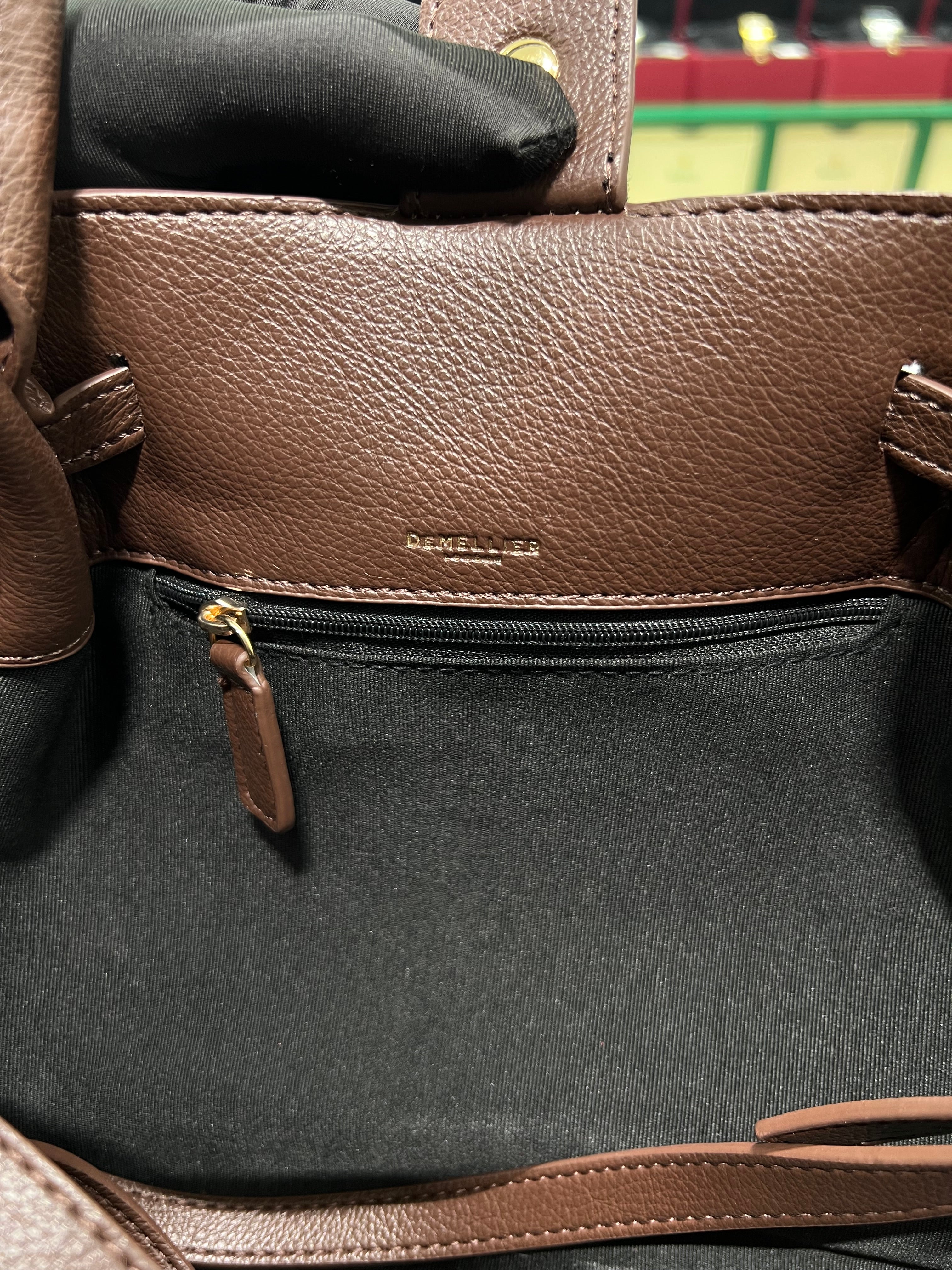 demellier New York, medium, dark brown