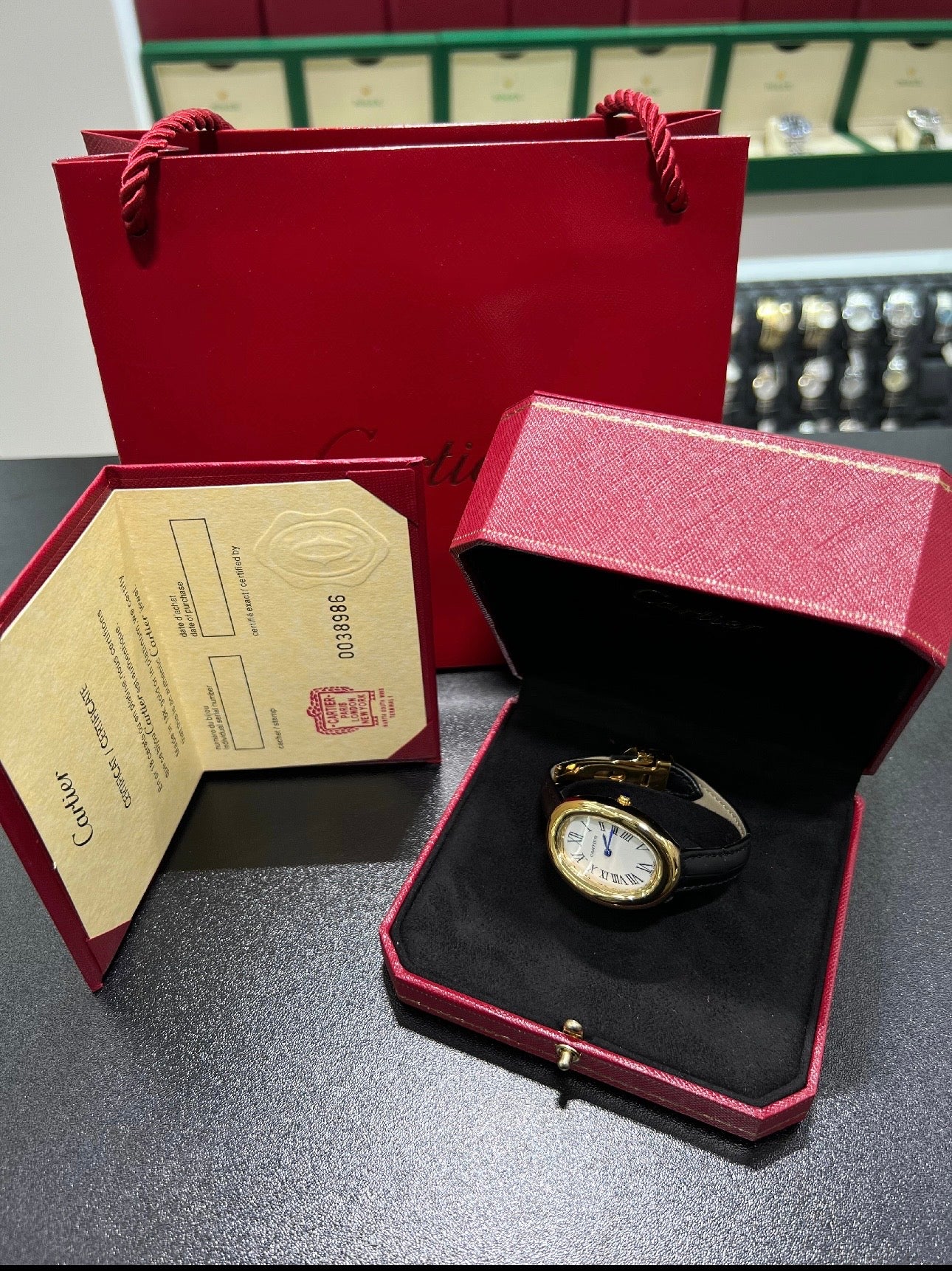 كارتير بينوار جلد اسود