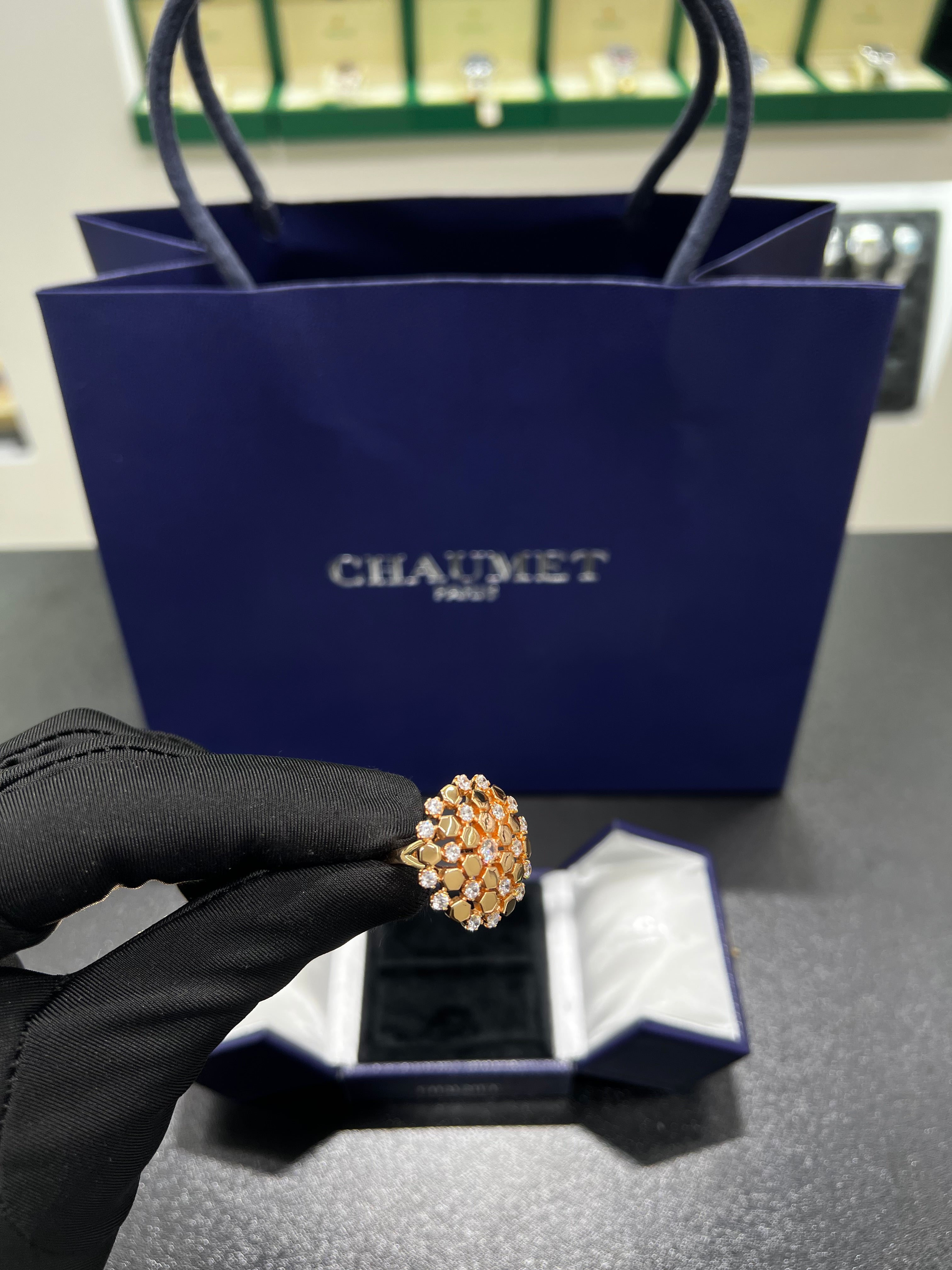 خاتم CHAUMĖT rose gold