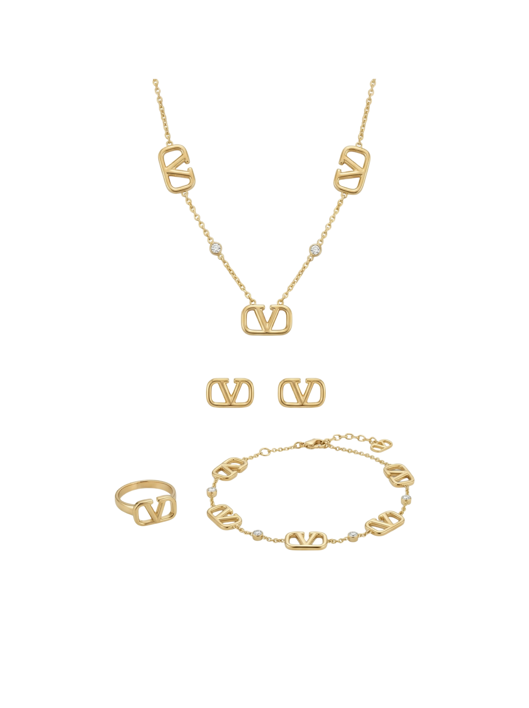 طقم فلانتينو بالخاتم