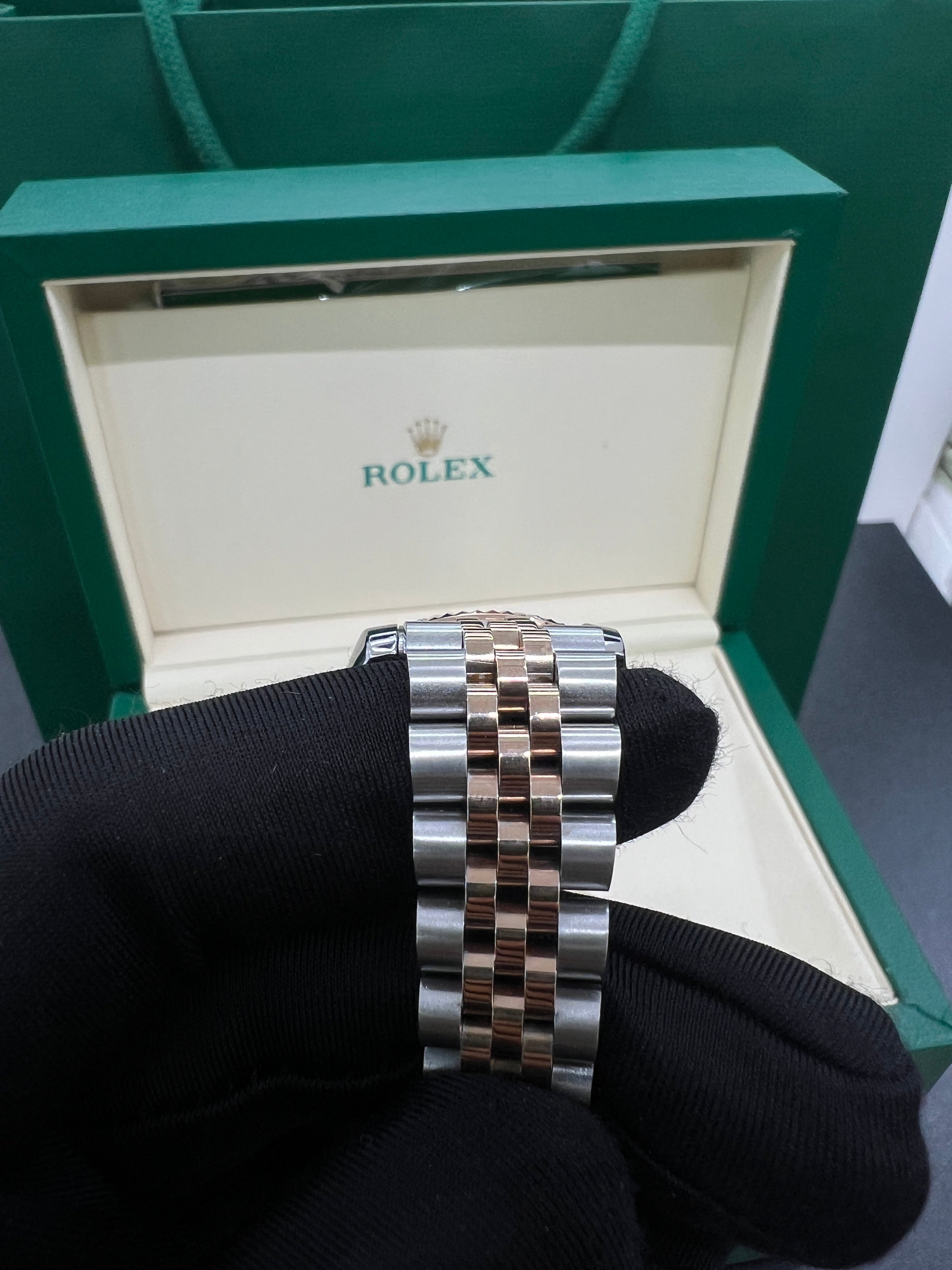 31 Green Dial Diamond Markers – Two Tone Jubilee