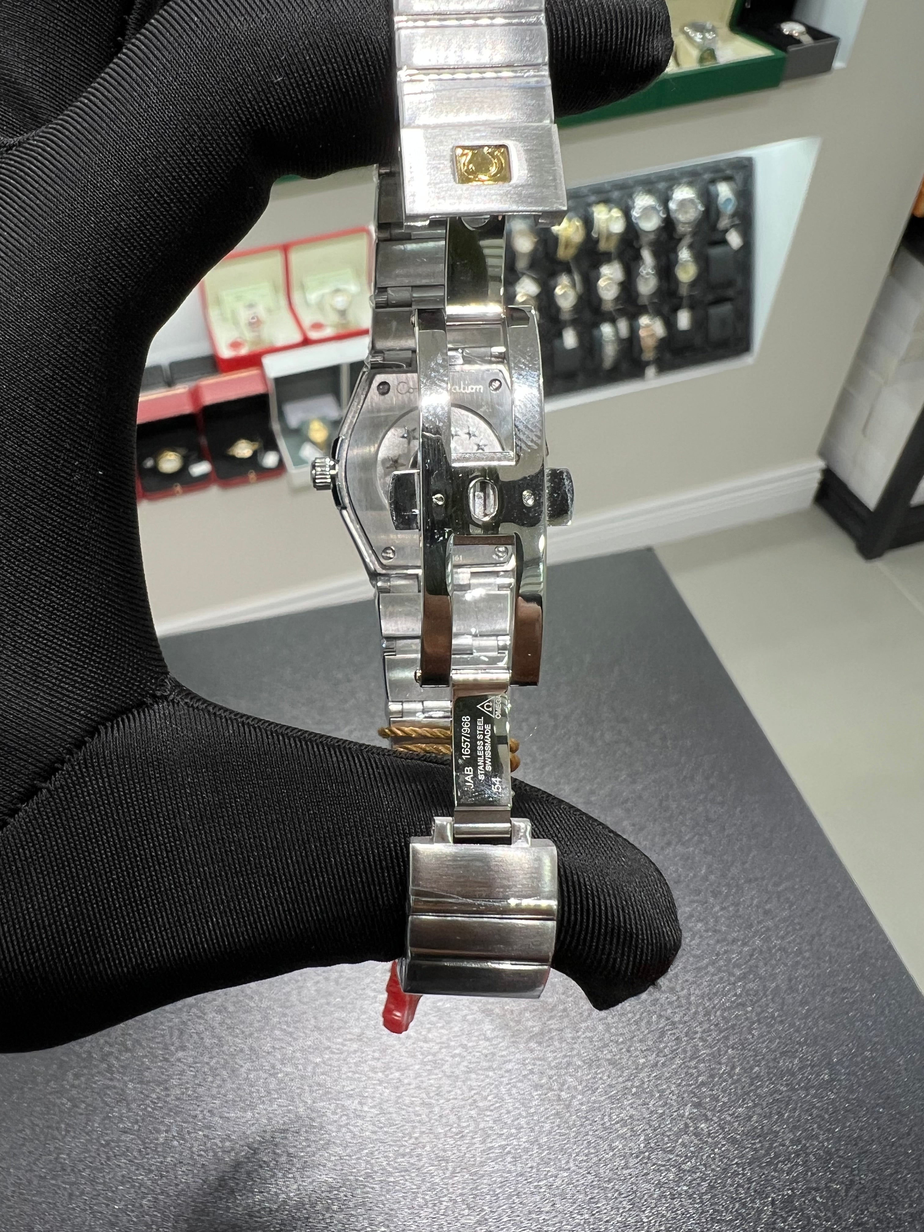 Constellation with a pink dial