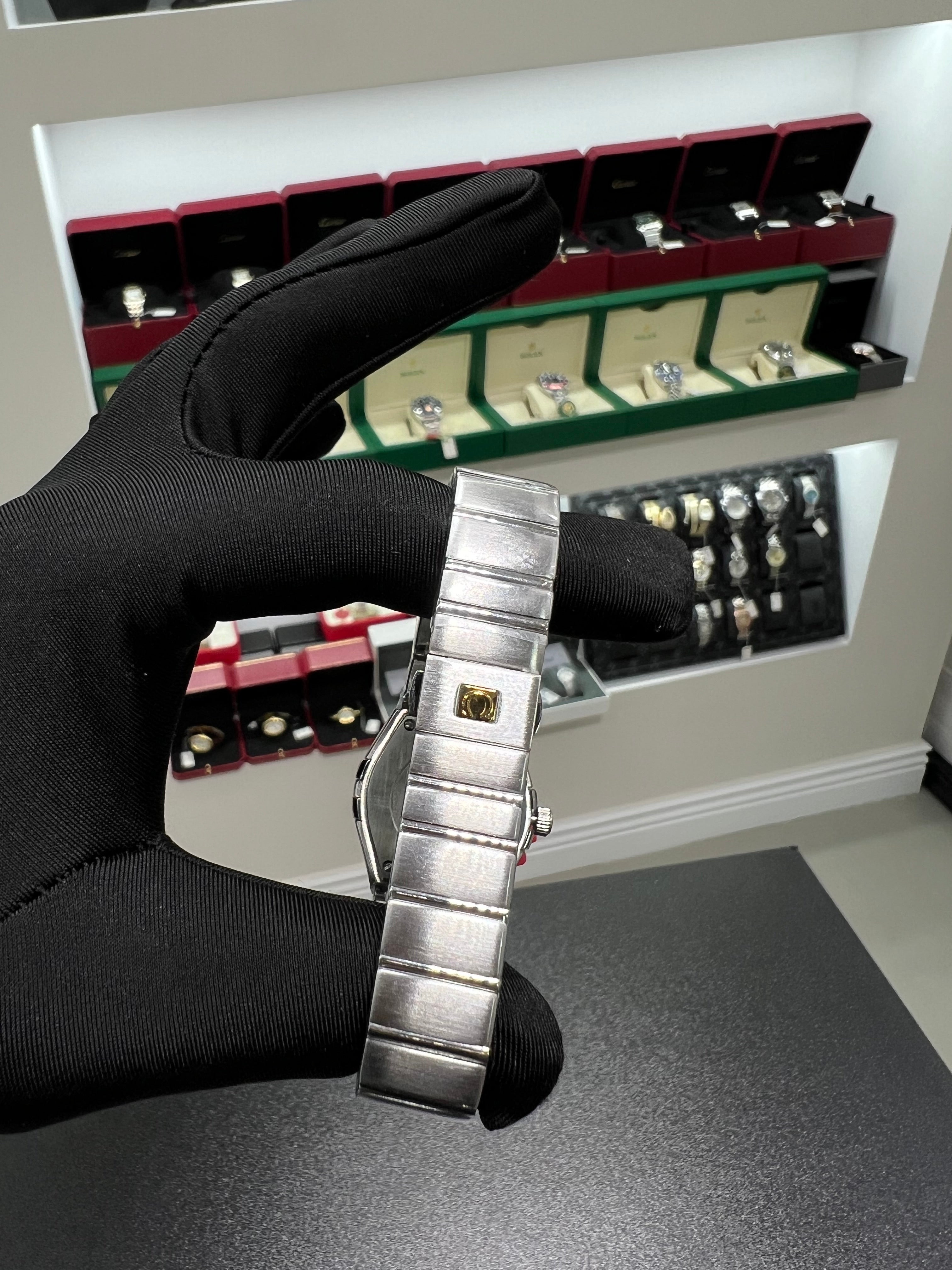 Constellation with a pink dial