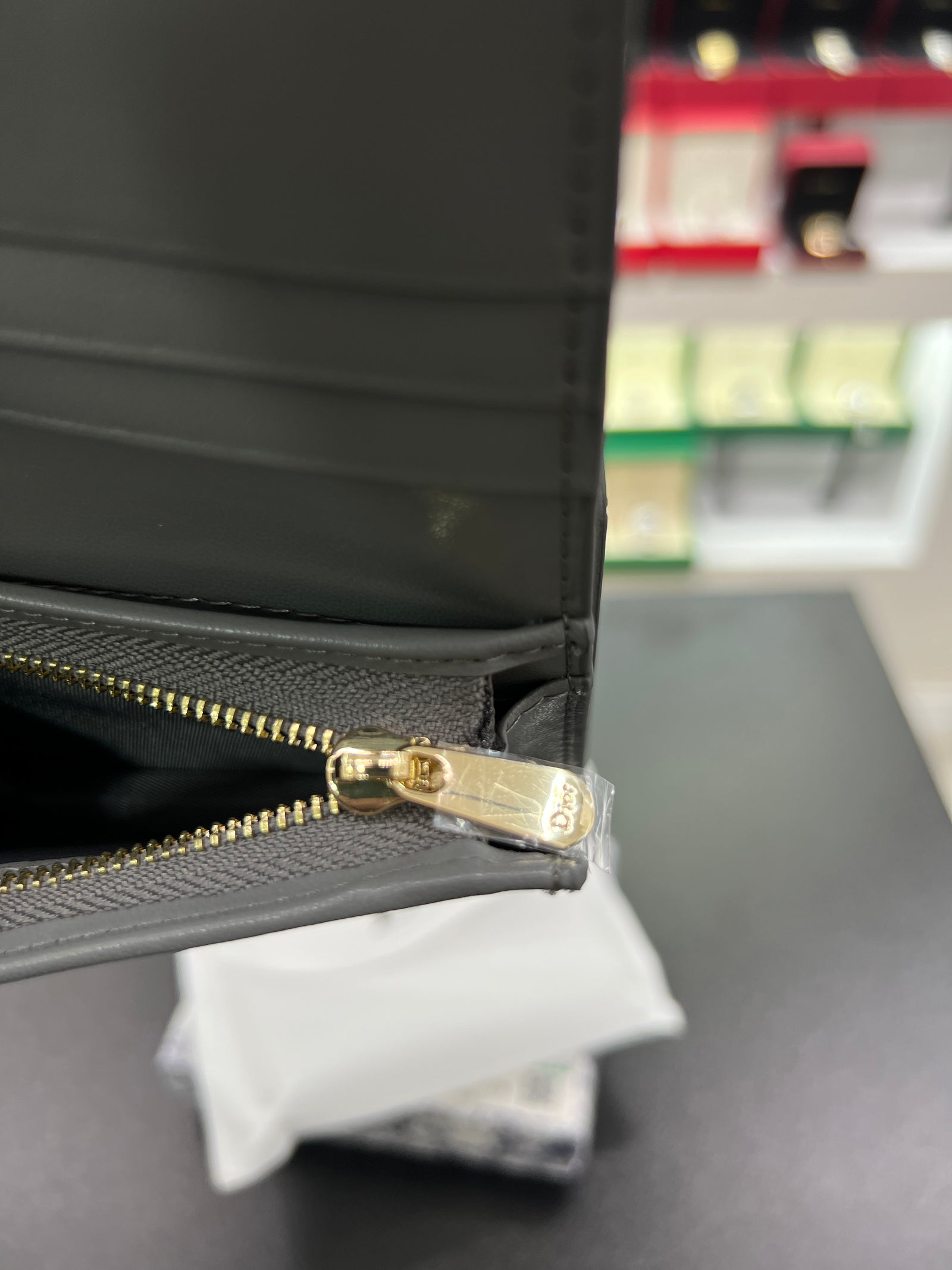 Lotus Wallet in Cannage Lambskin
