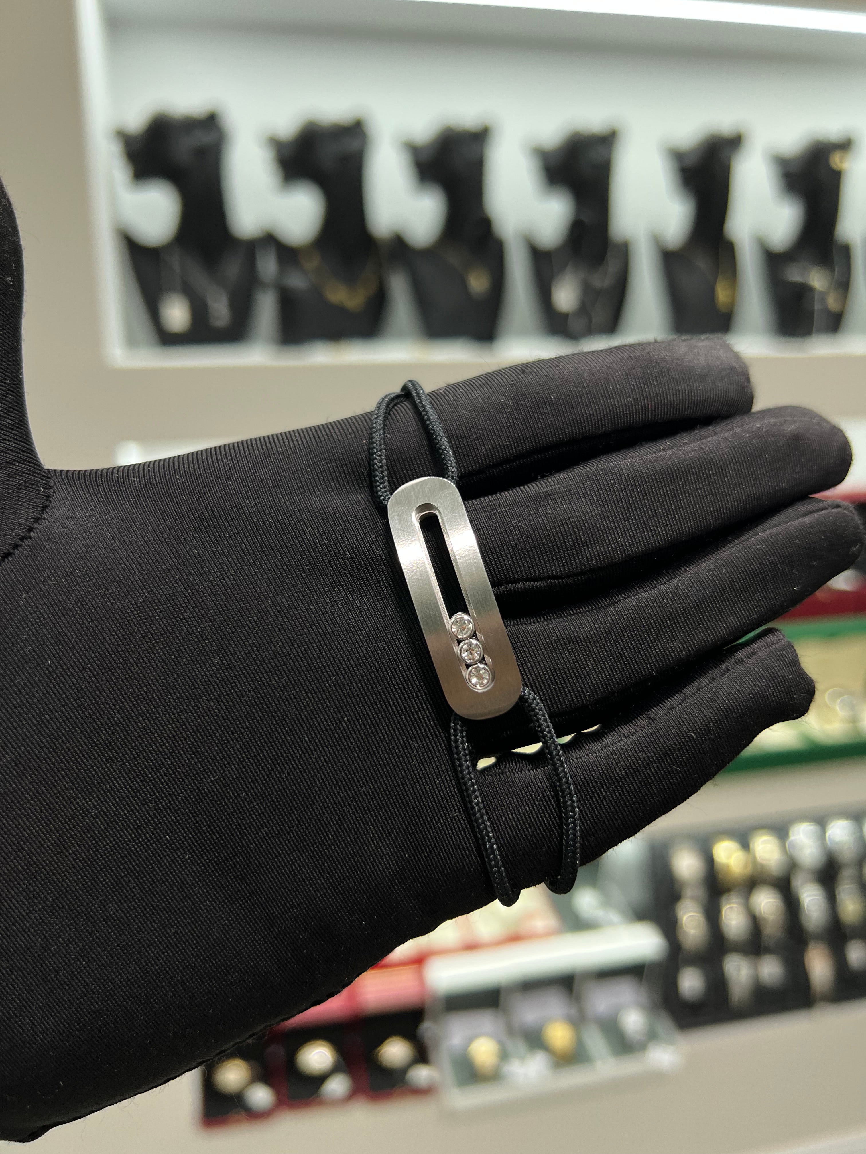 سوار خيط ميسيكا كبيره اسود