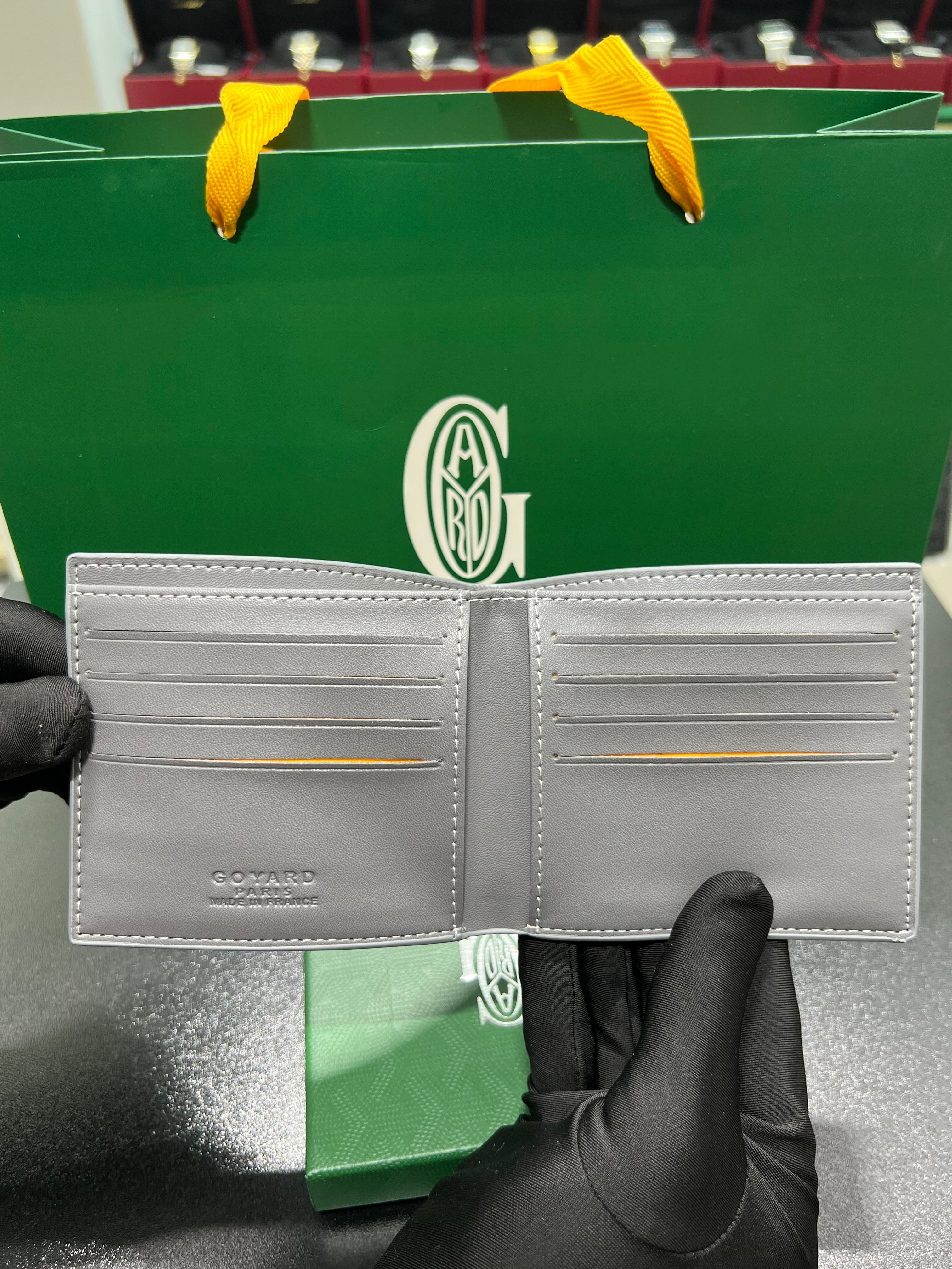 Goyard Wallet Victoire grey (men)