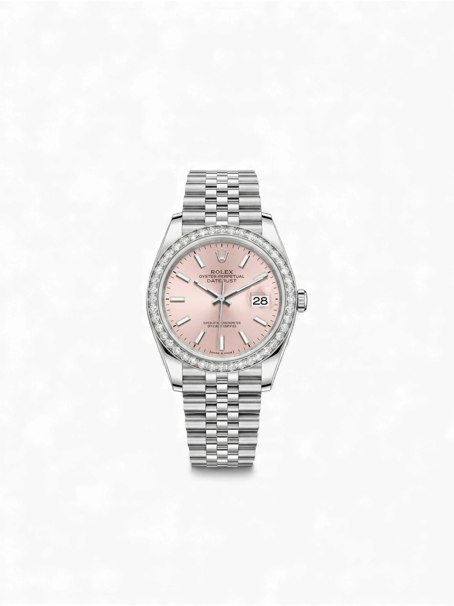 Datejust Pink Dial Studded 36mm