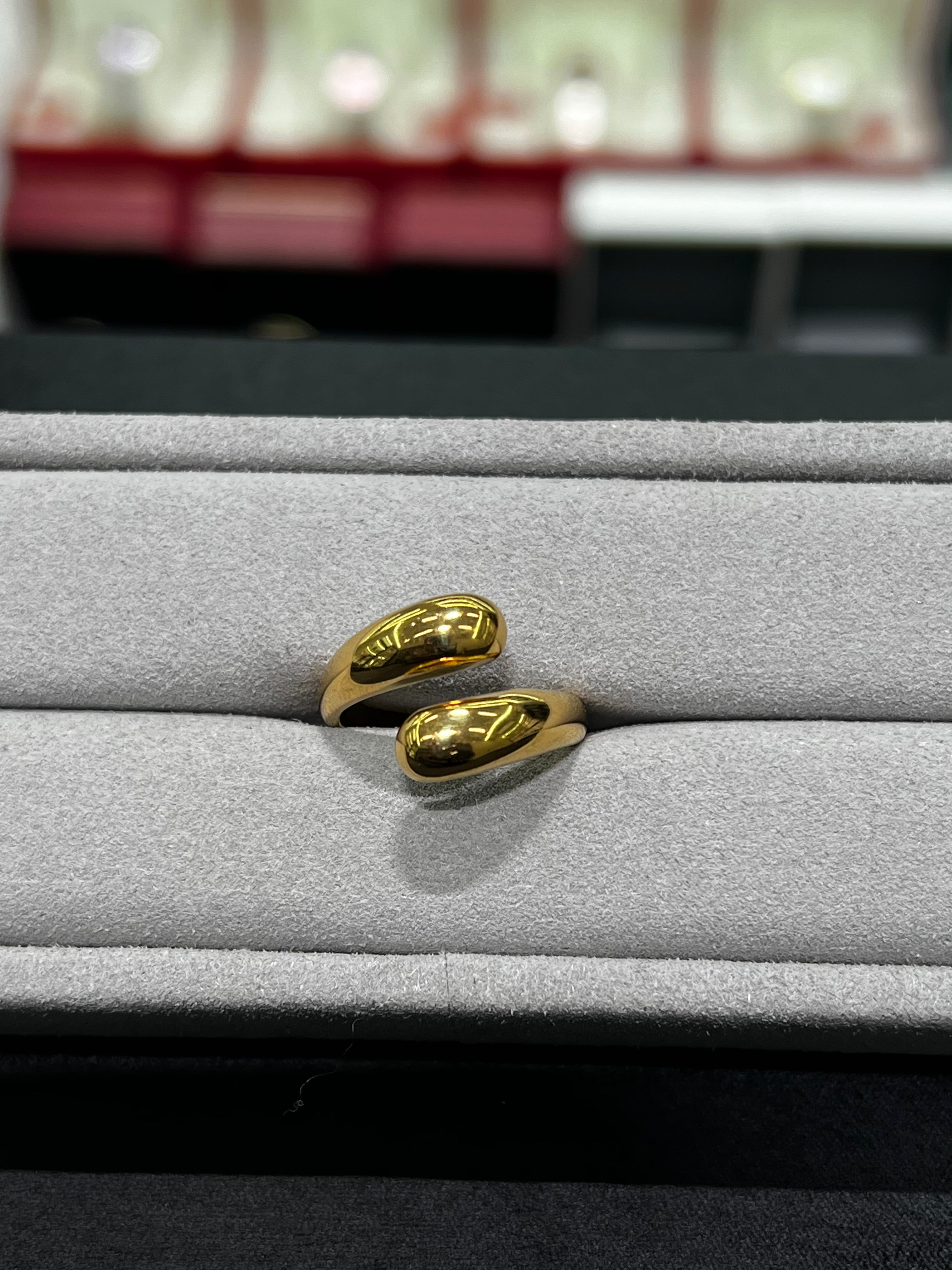 خاتم الدمعه المزدوج