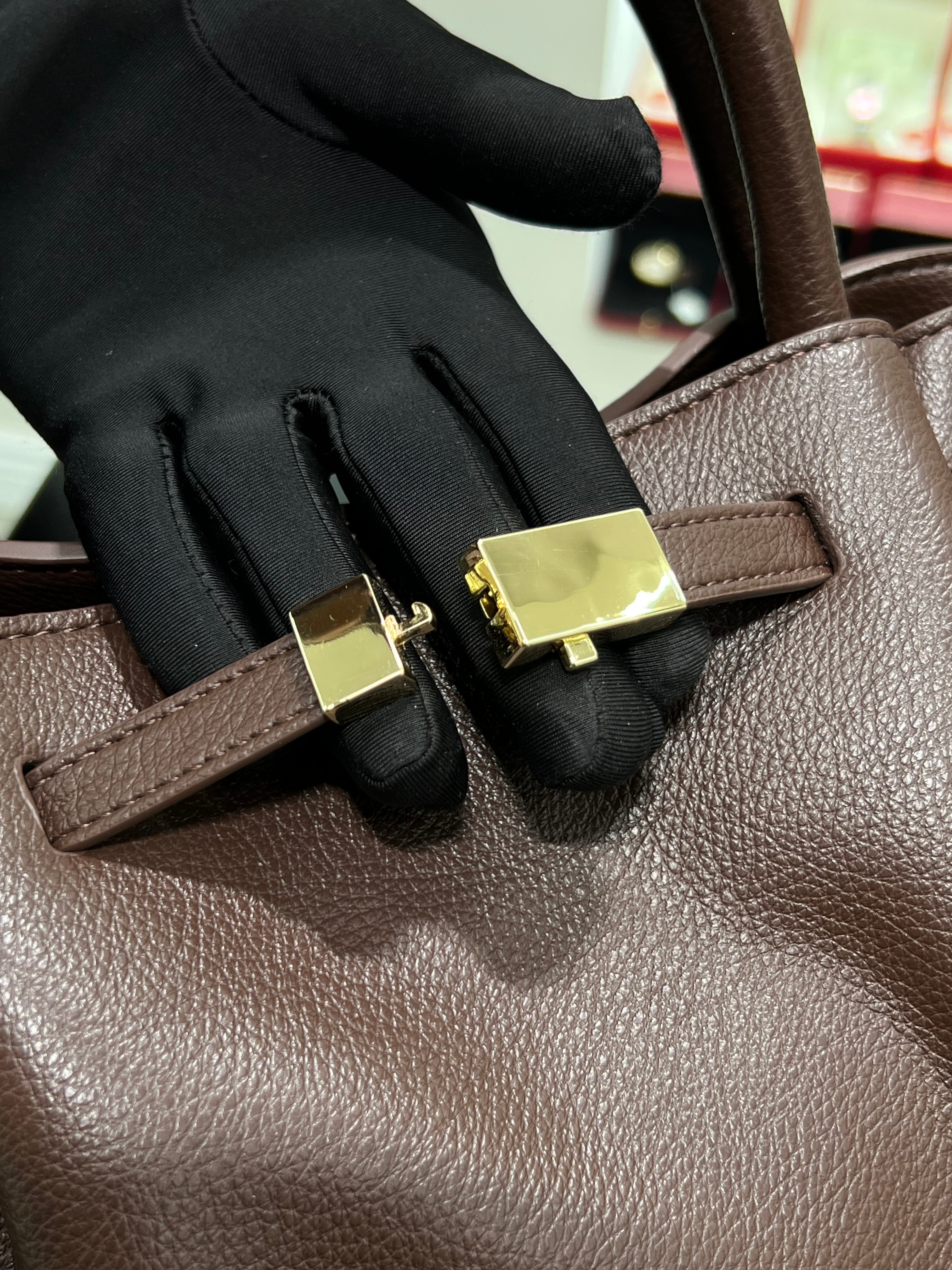 demellier New York, medium, dark brown