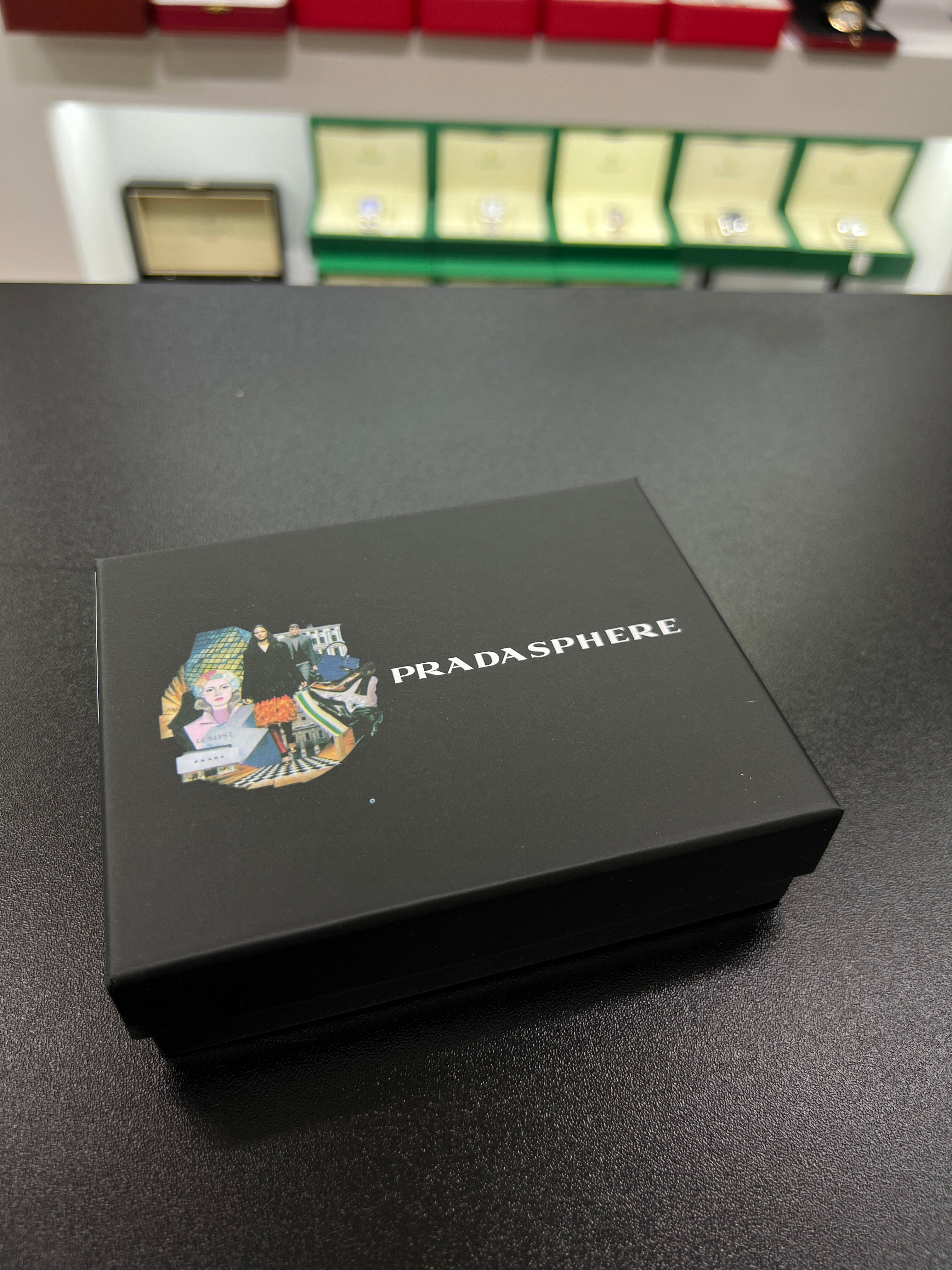 Saffiano Leather Zip Around Wallet