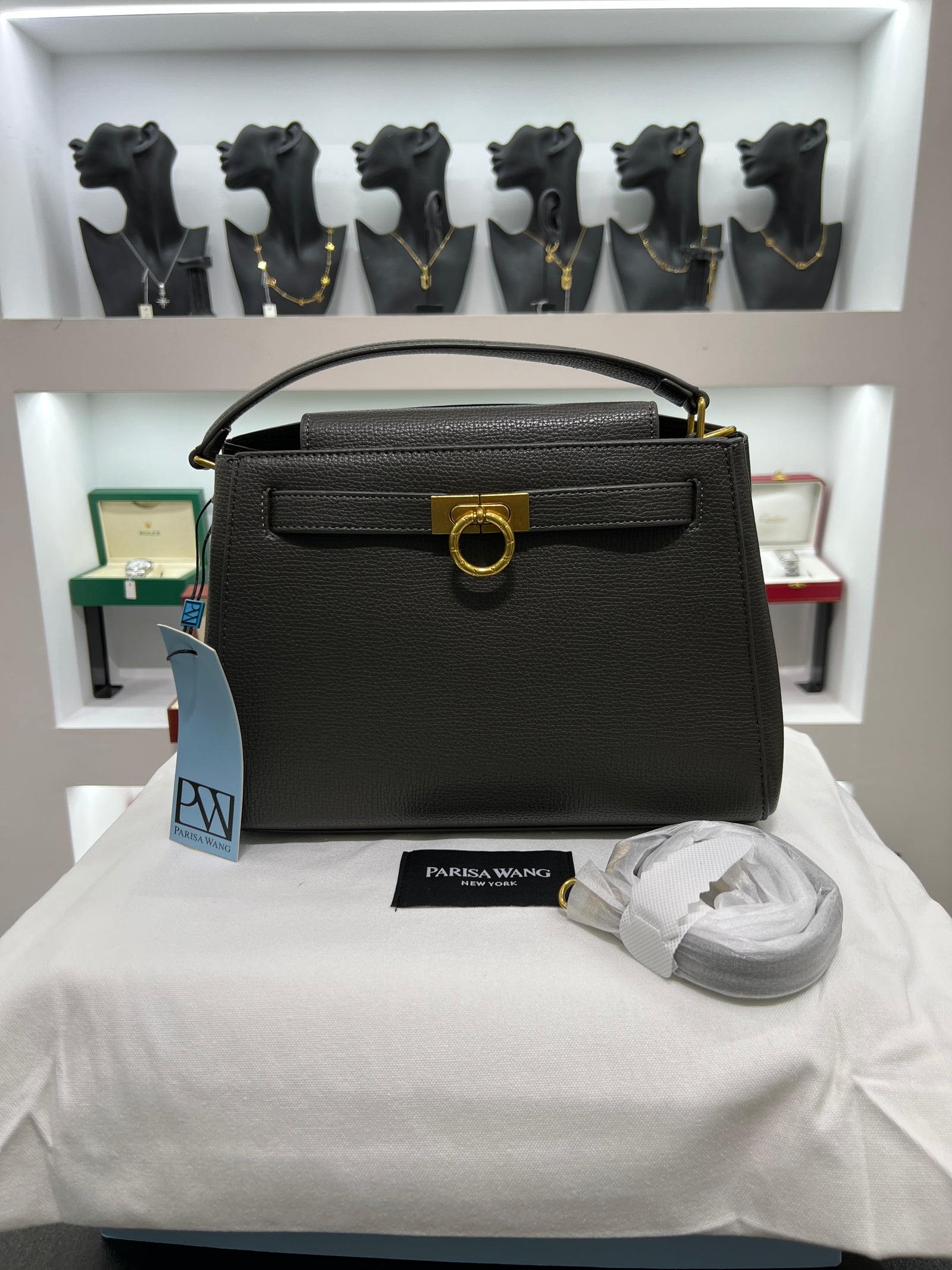 Grace Top Handle – Black