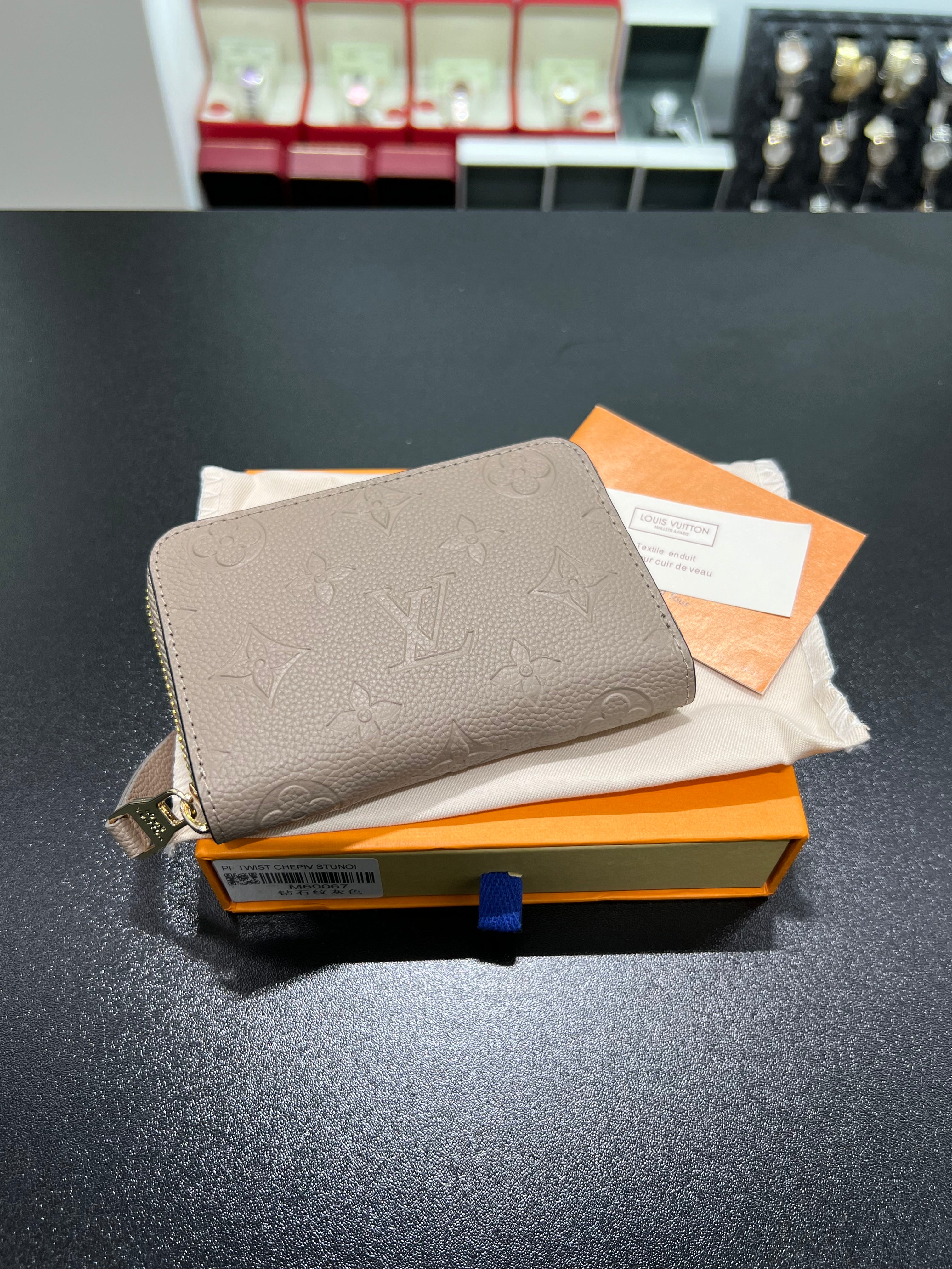 Monogram Empreinte Leather Beige color