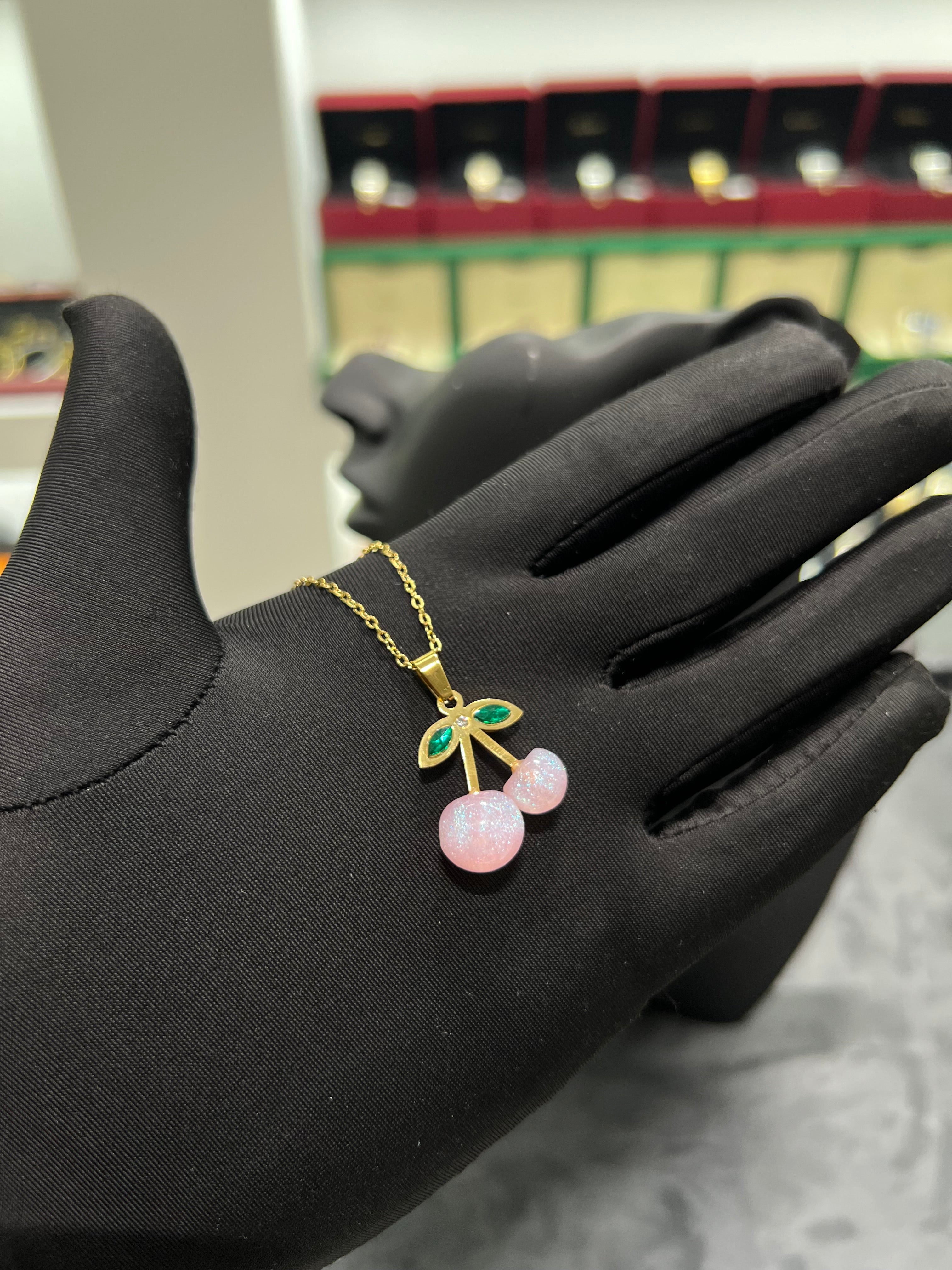 سلسال الكرز الحجز الوردي