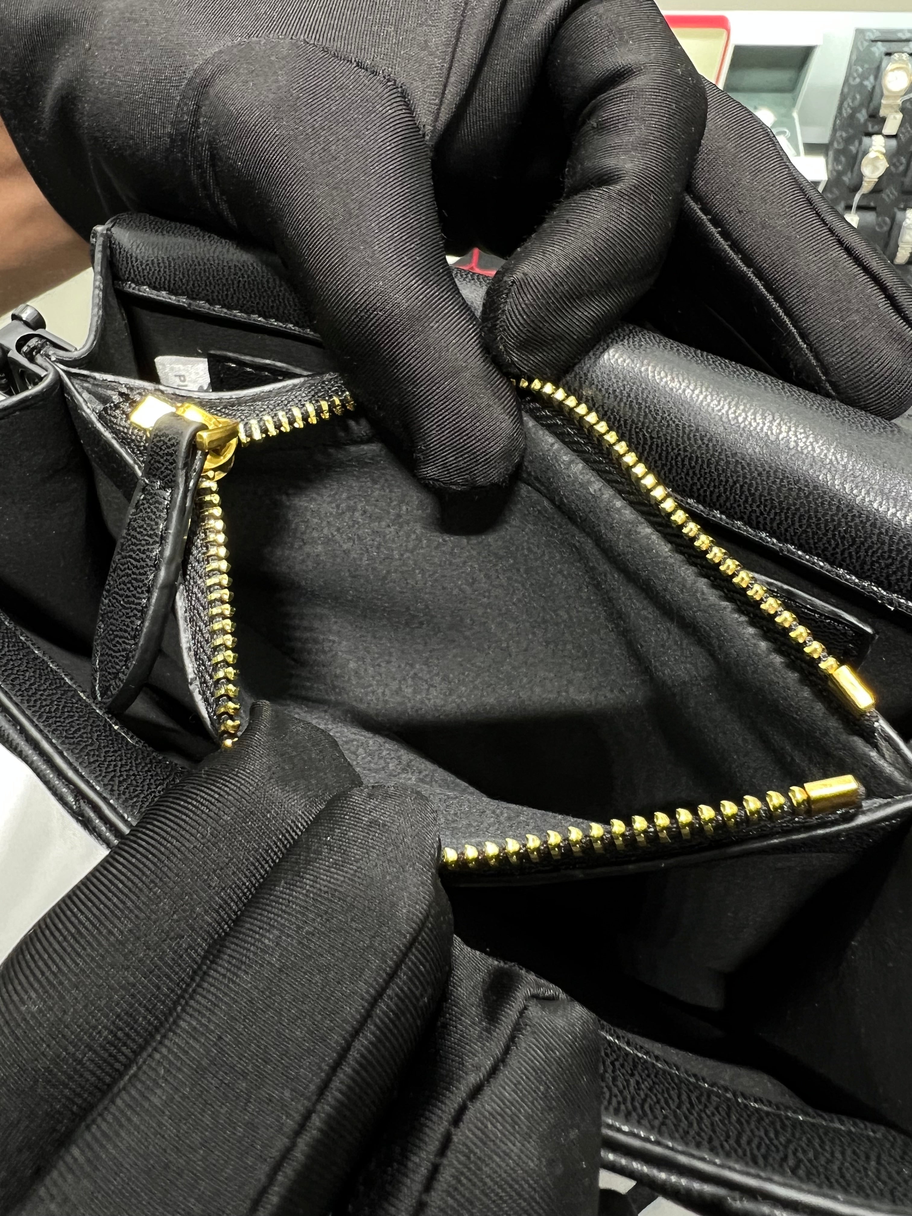 Pinko Mini Love Bag Click Chevron Colour Block