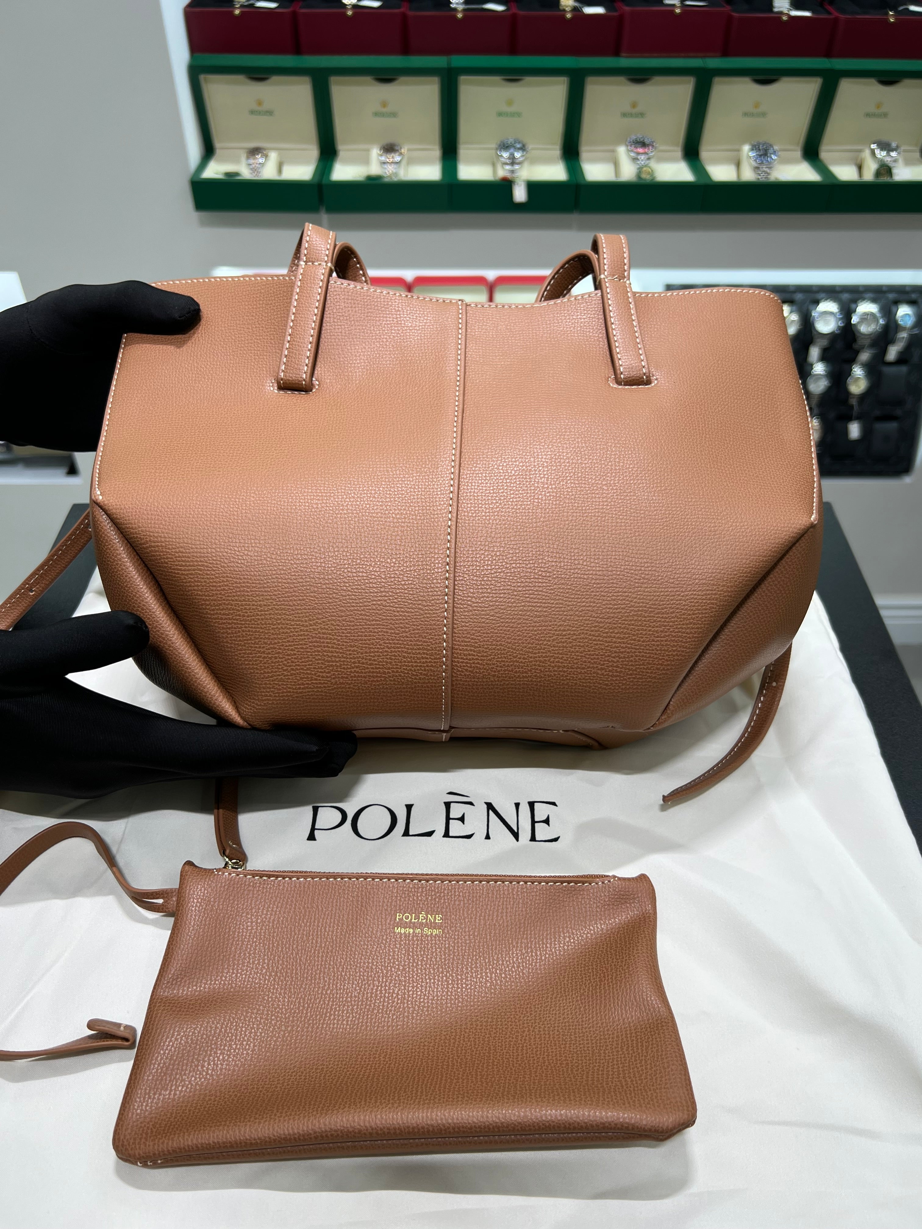 Polēne Cyme leather brown