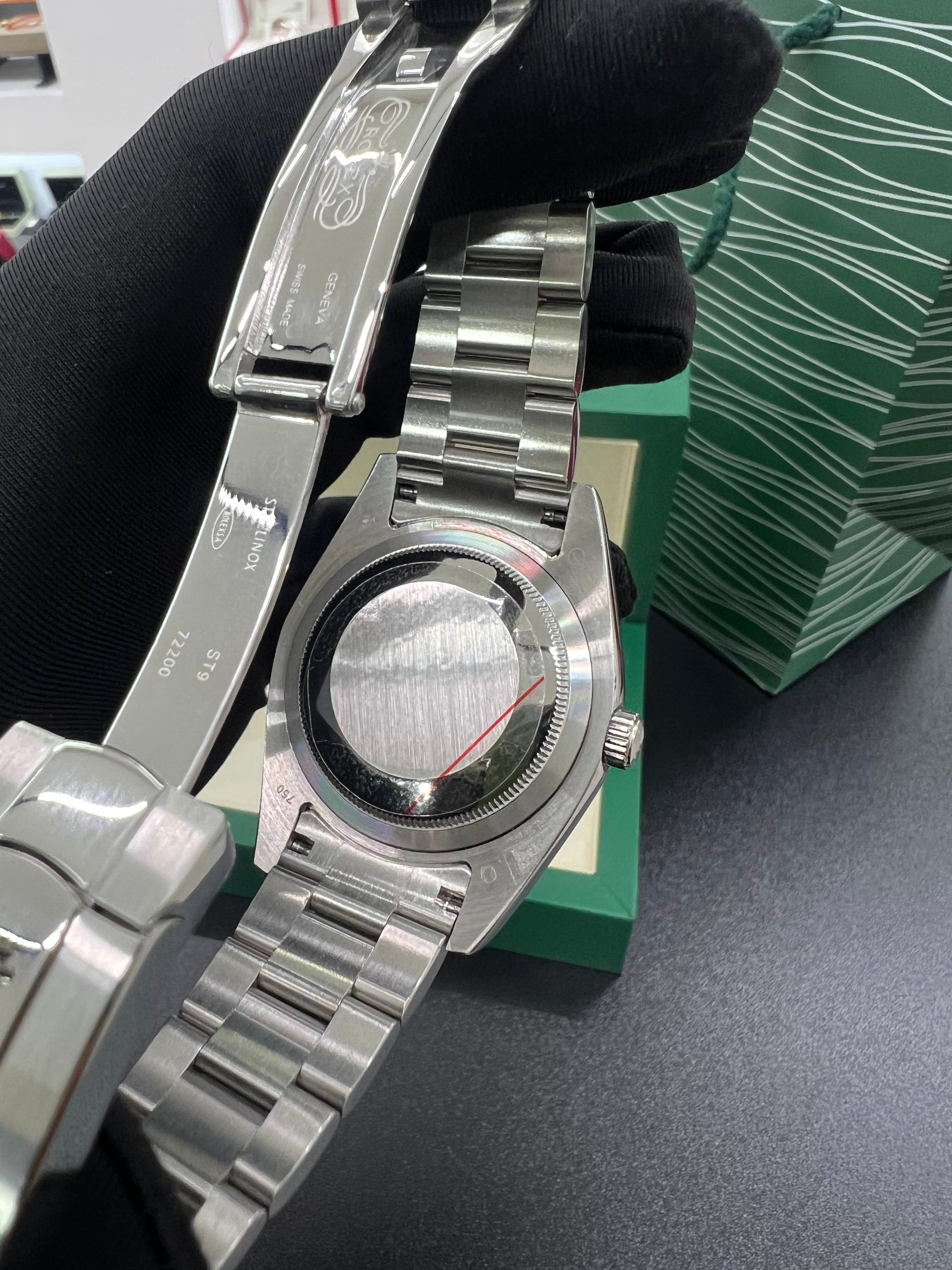 Who cares blue stainless steel 41mm