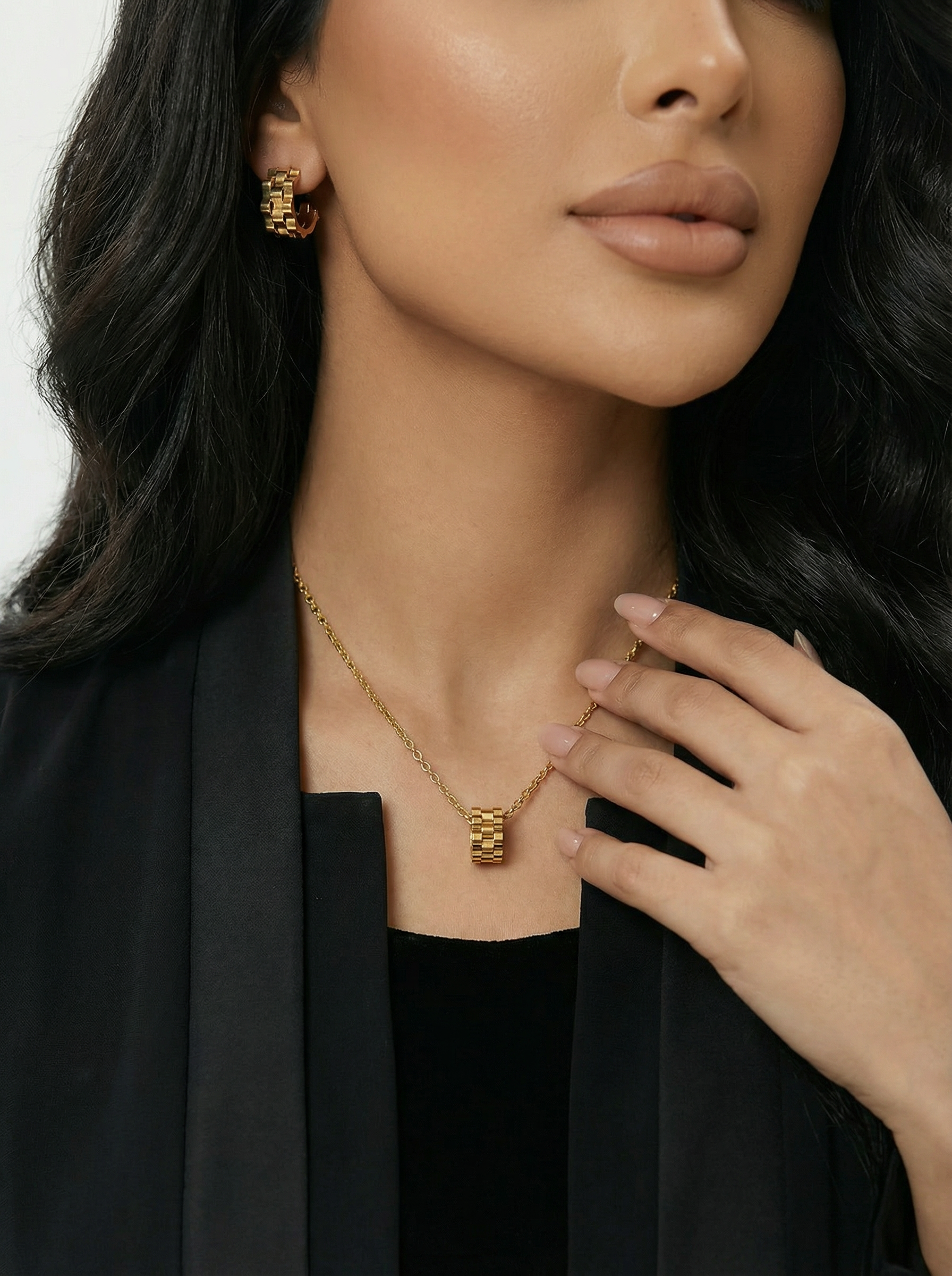 طقم رولكس الحلقه ذهبي