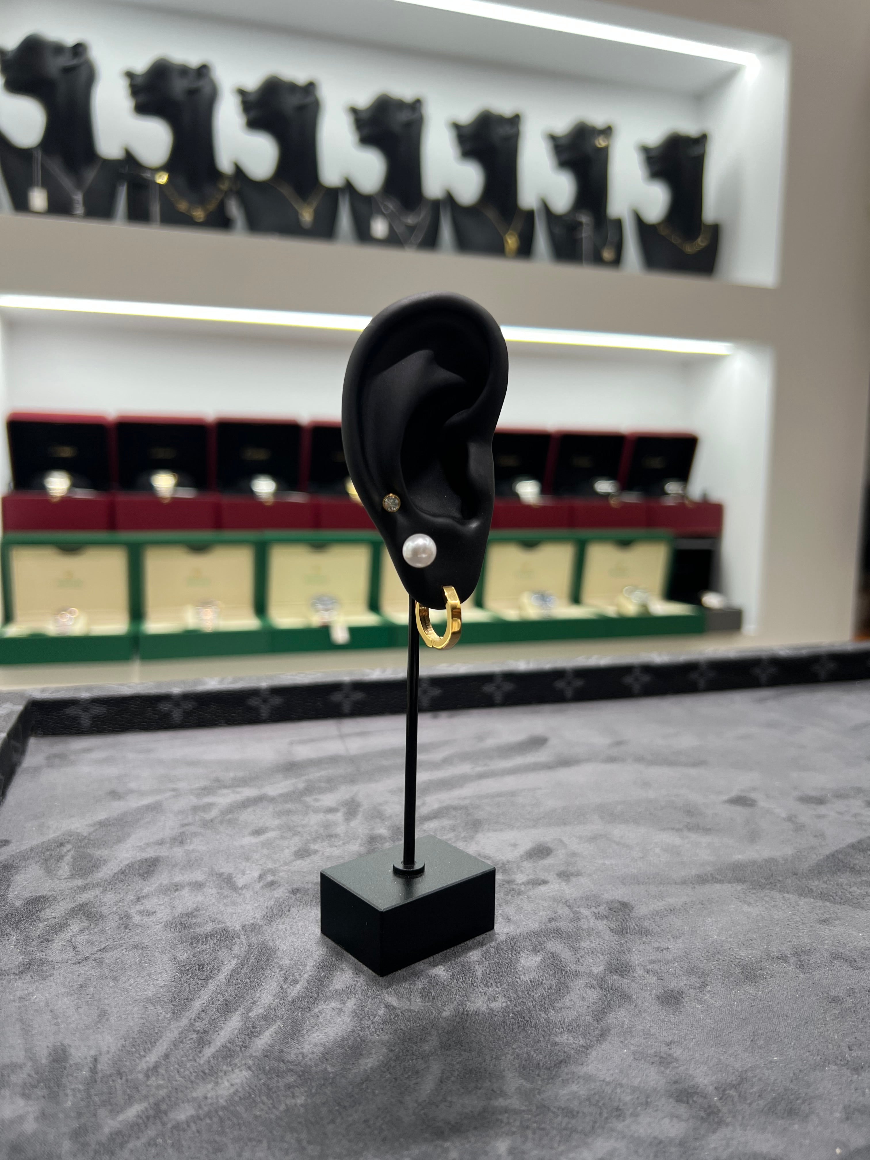 أقراط أذن التلاثيات لؤلؤ