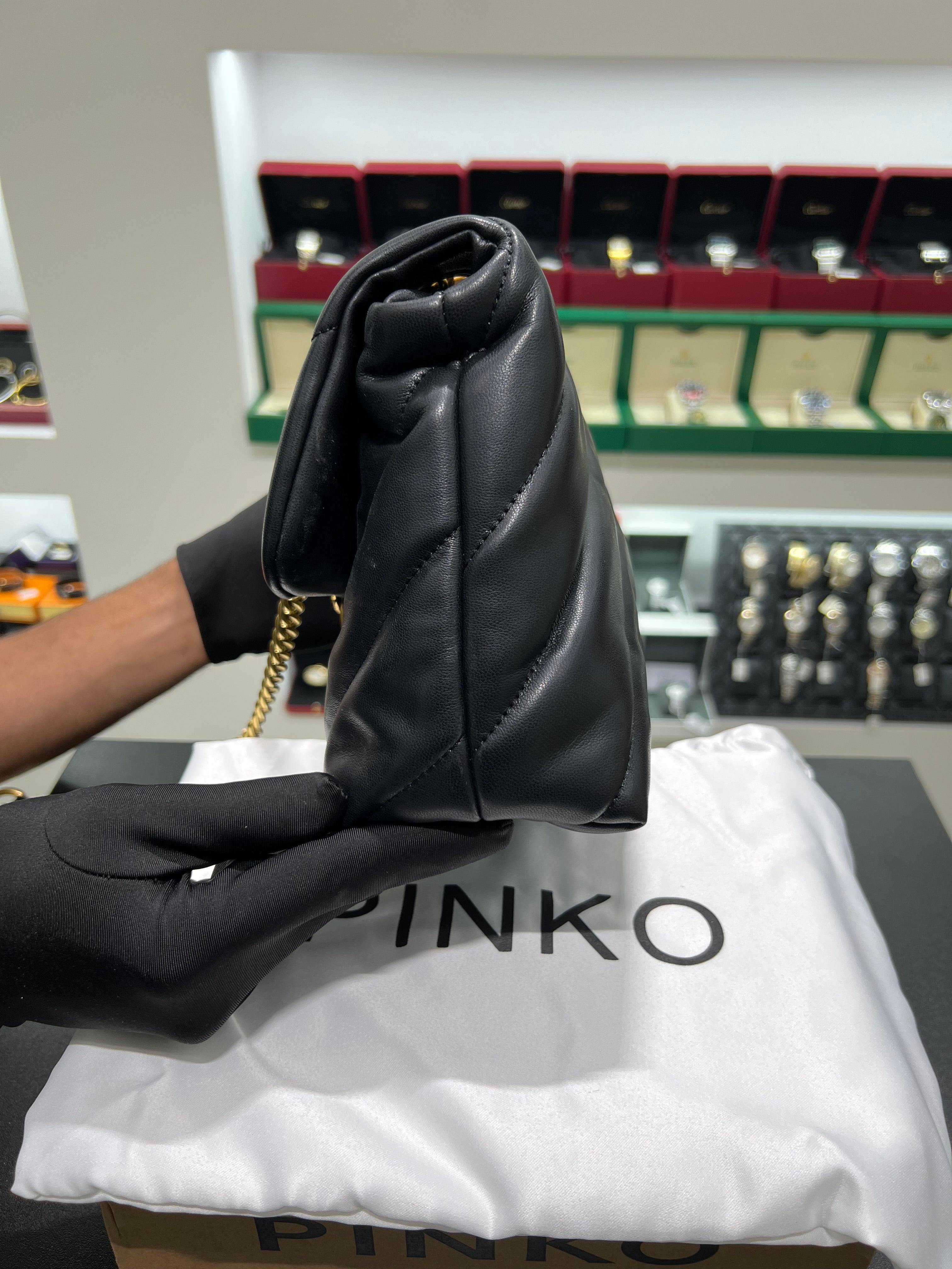 Pinko Classic Love Bag Puff Maxi Quilt