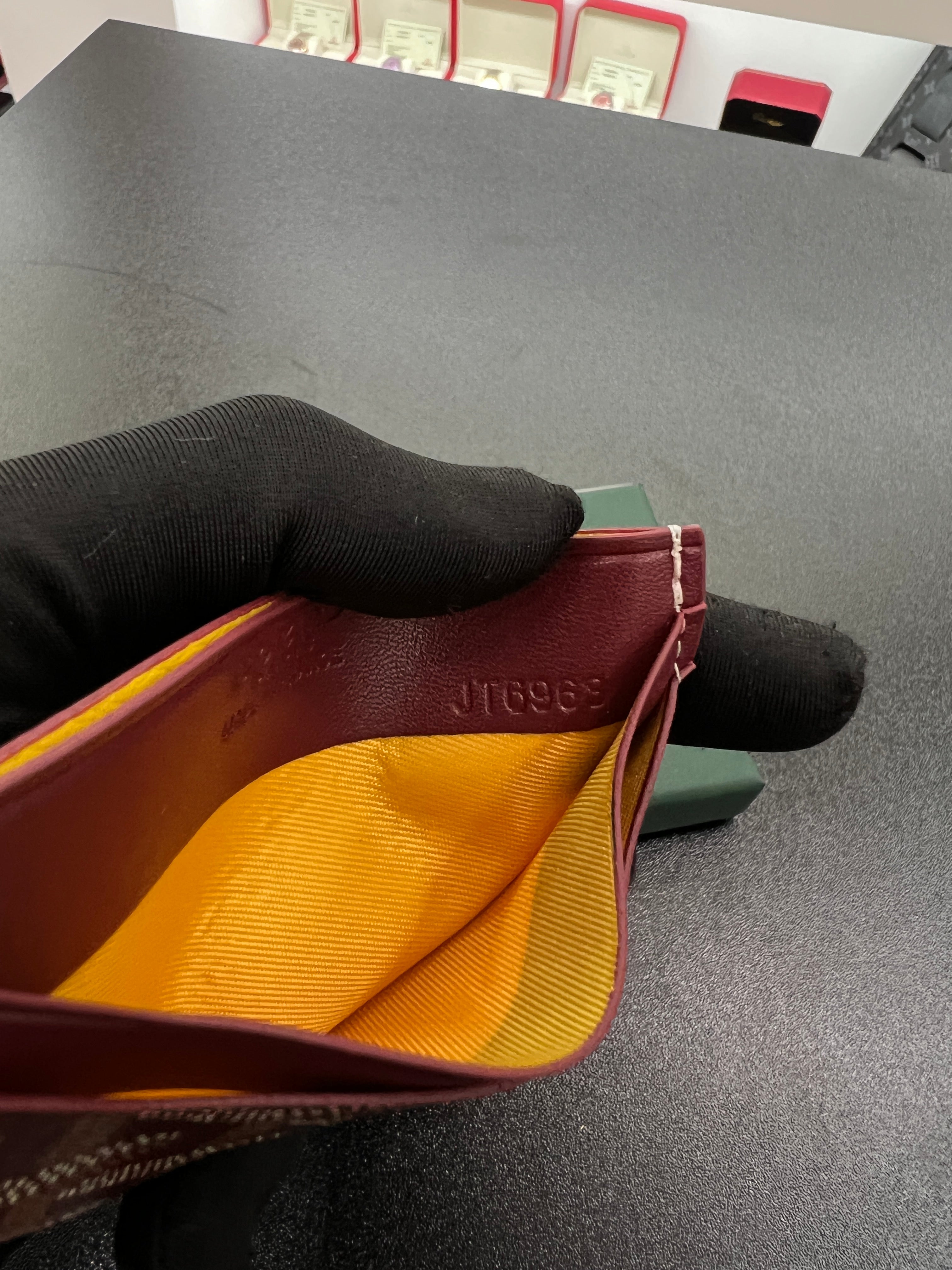 Saint-Sulpice Card Holder – Burgundy