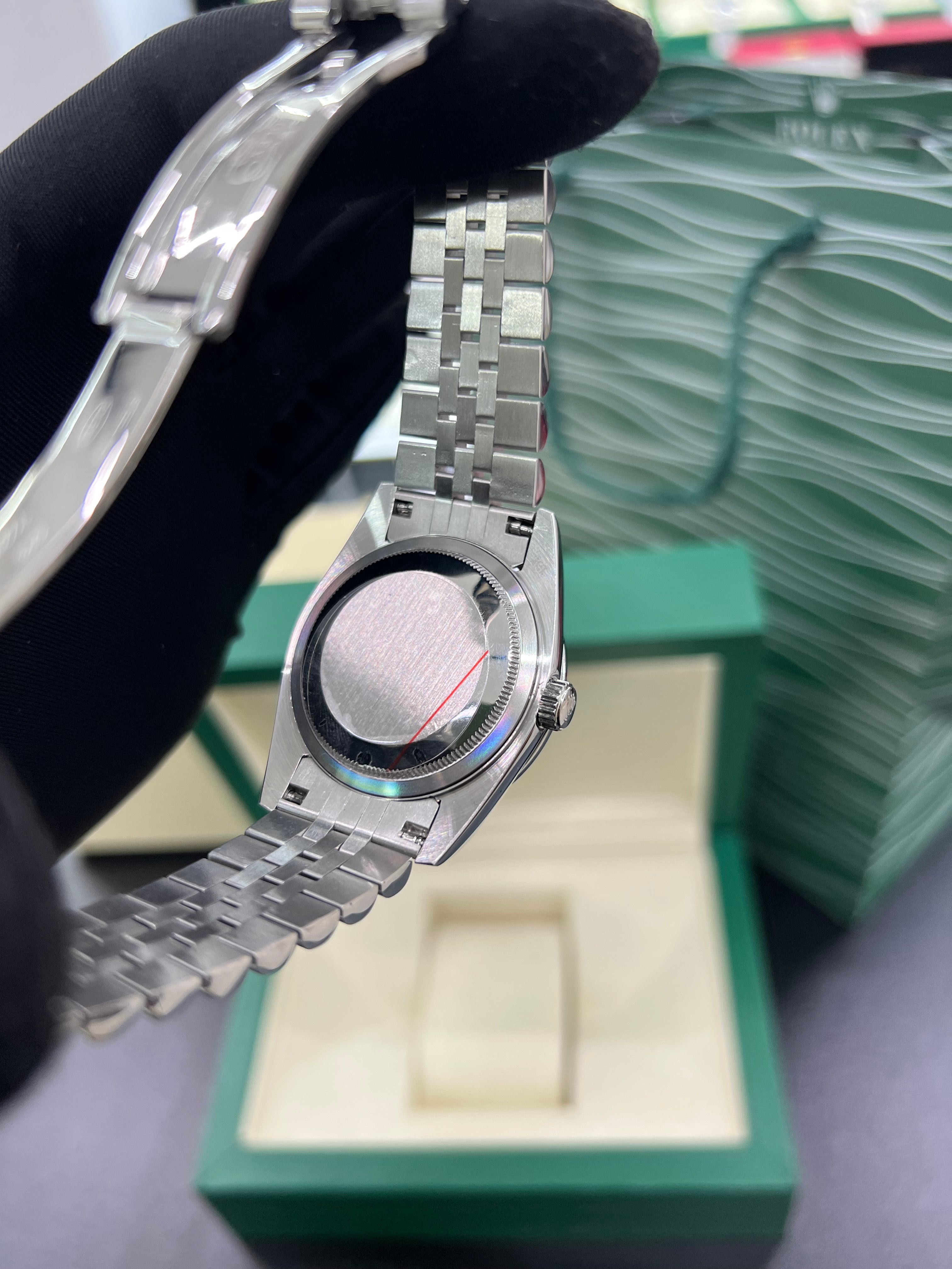 Datejust Pink Dial Diamond Bezel size 36