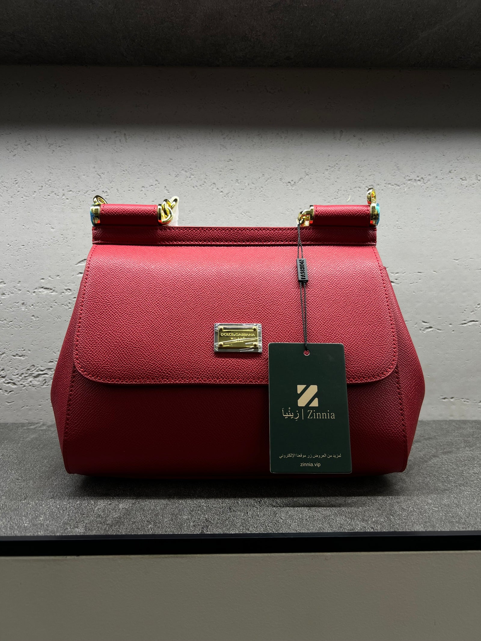 حقيبة سيسيلي الكبيرة – أحمر | Sicily Bag Large – Red