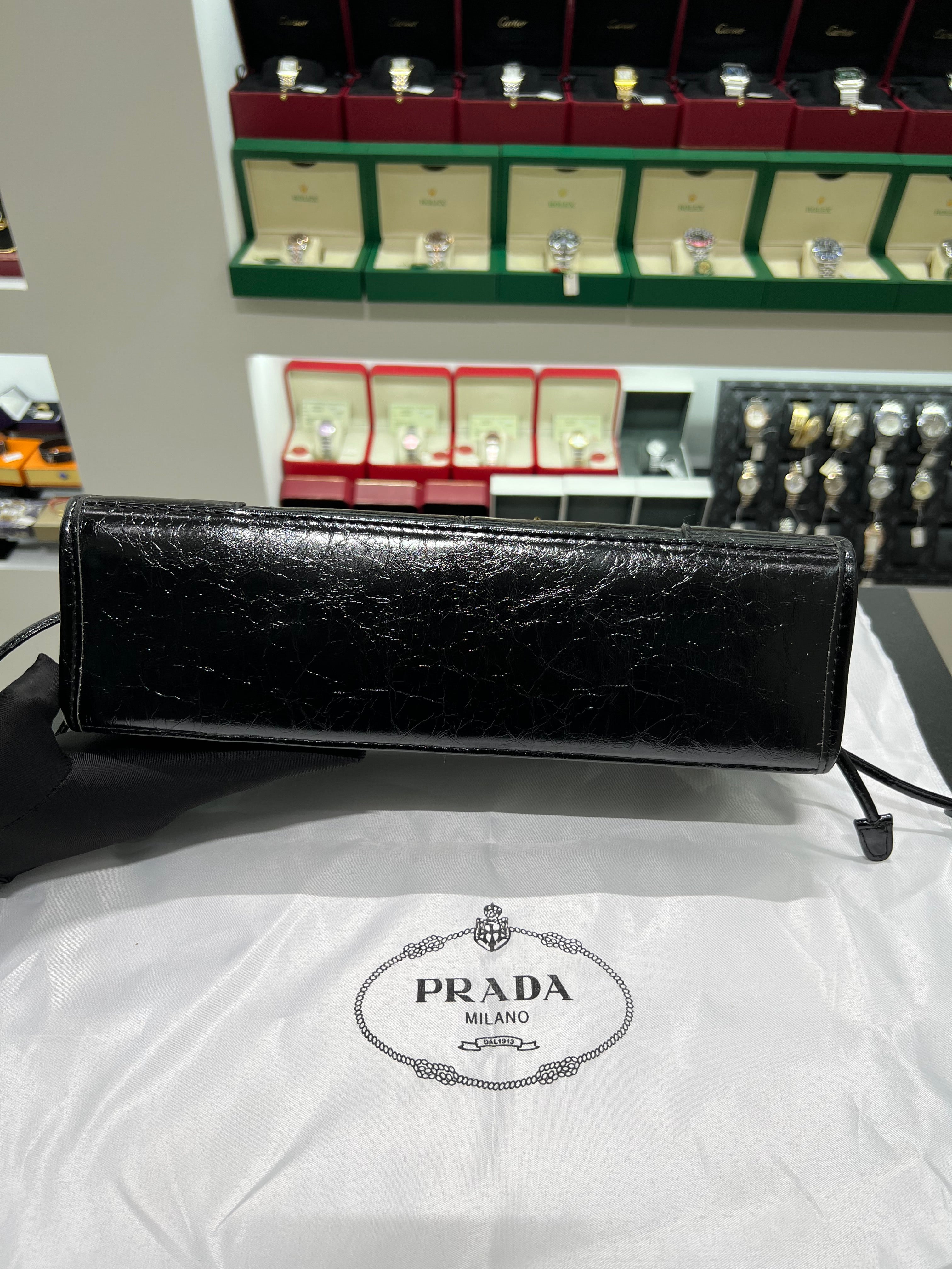 Prada Bonnie medium leather handbag