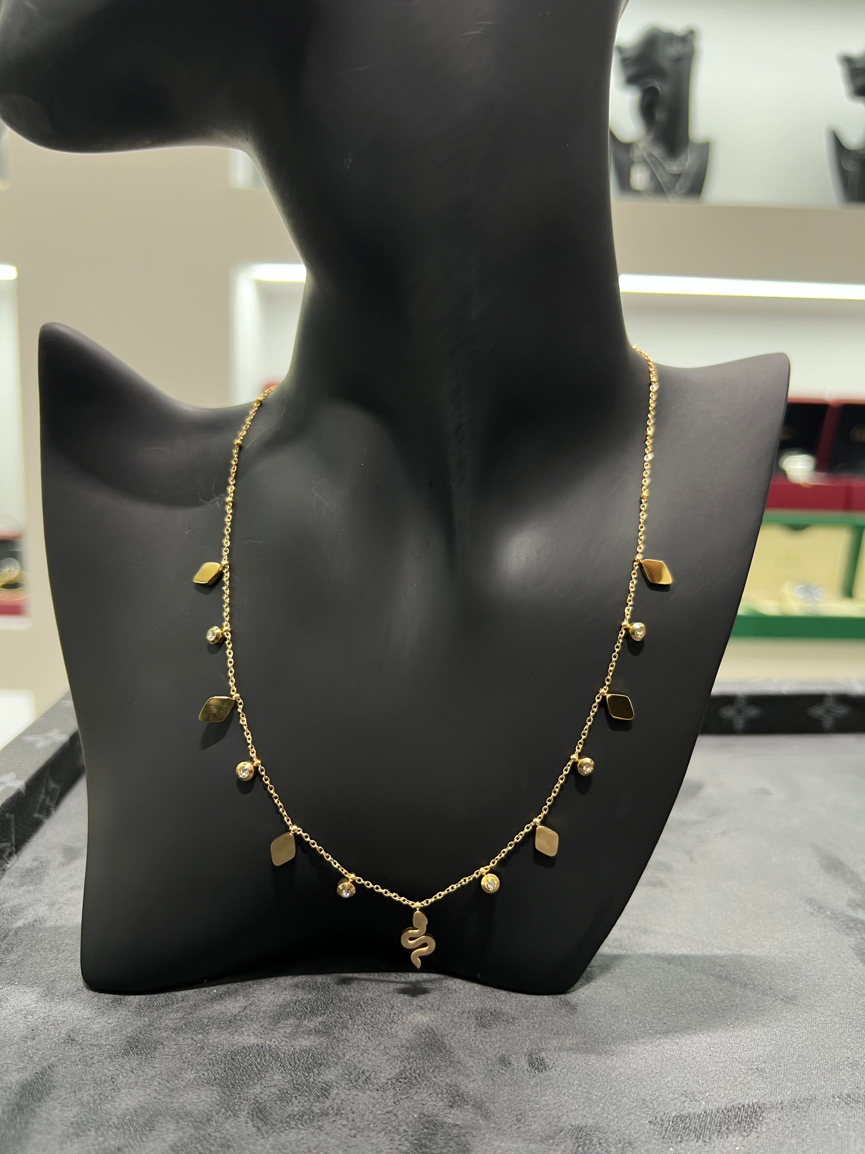 سلسال بشكل دايموند