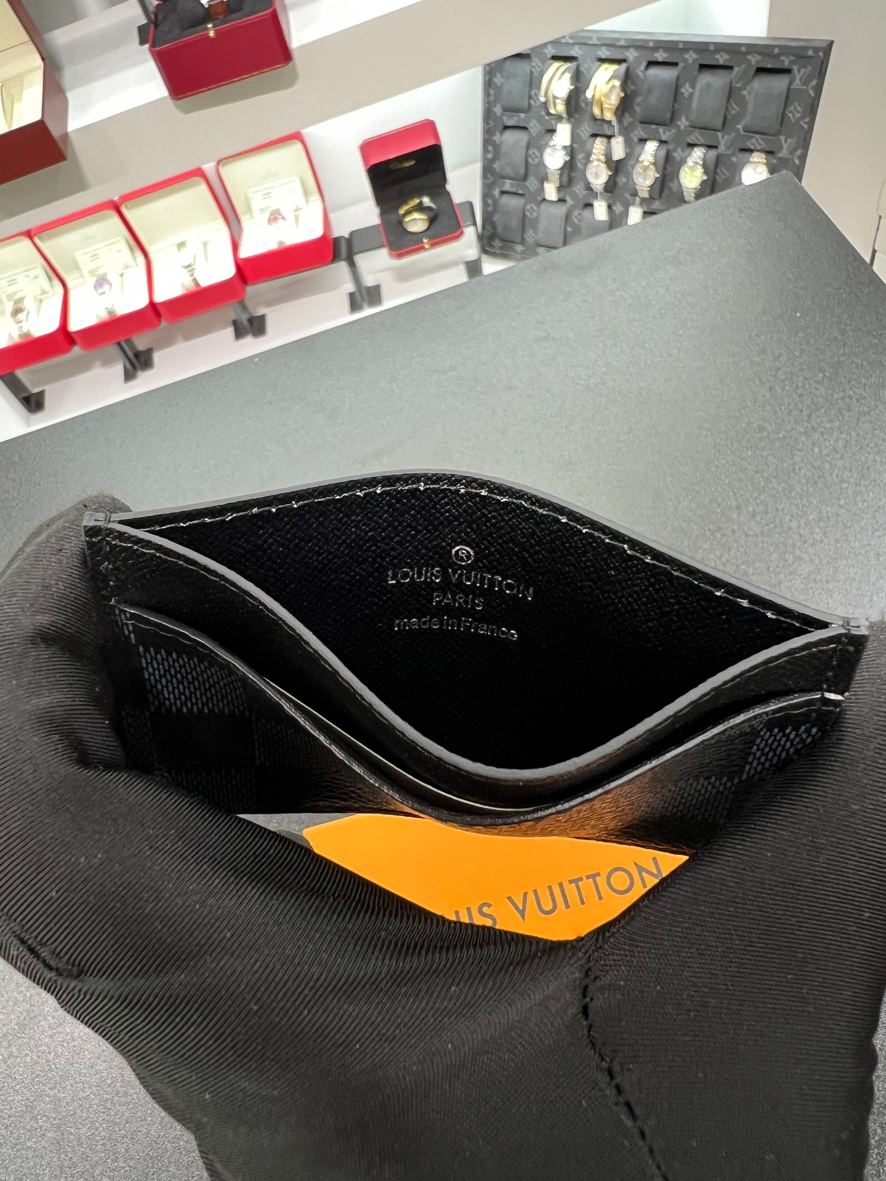 Card Holder – Damier Graphite