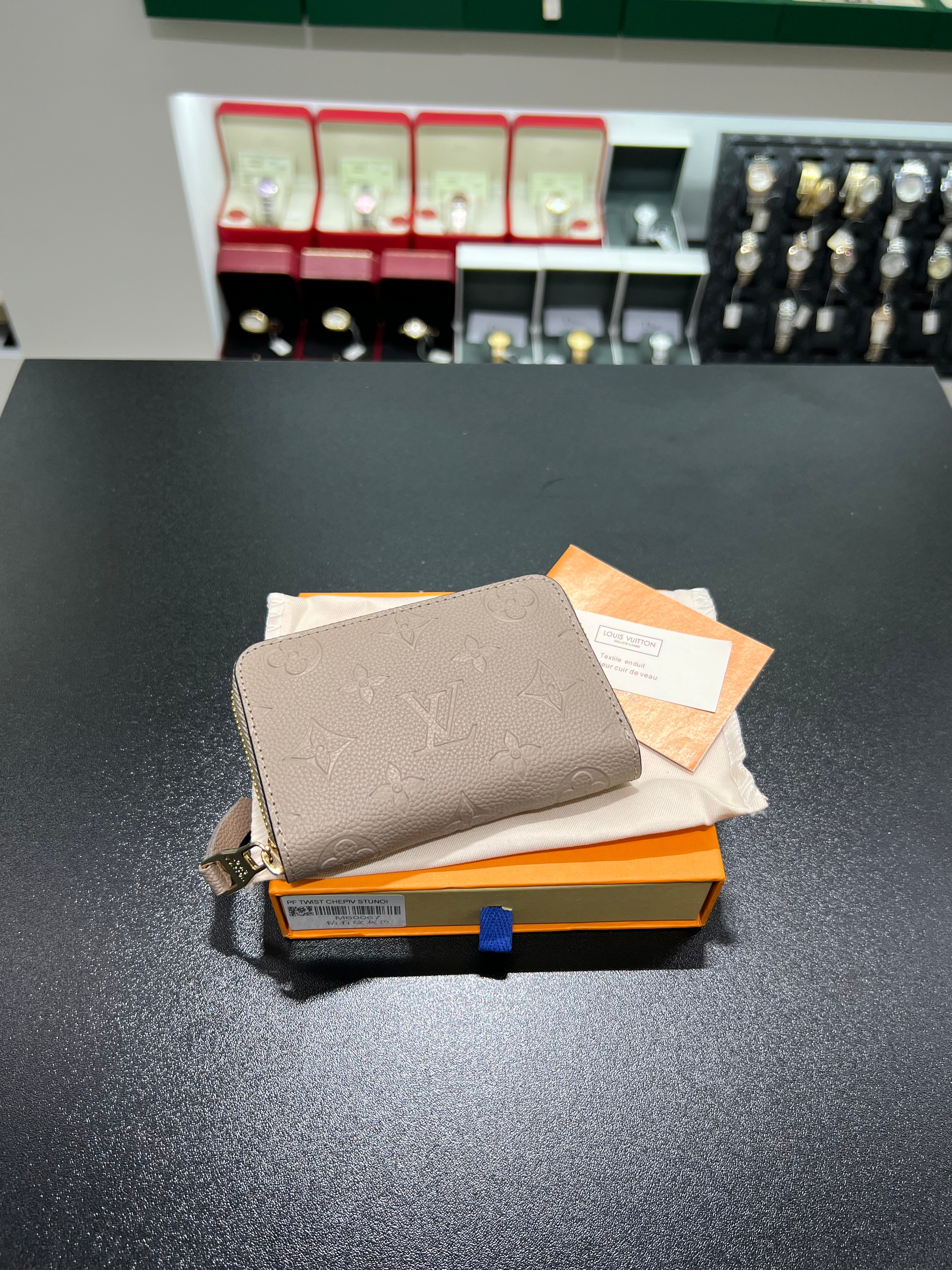 Monogram Empreinte Leather Beige color