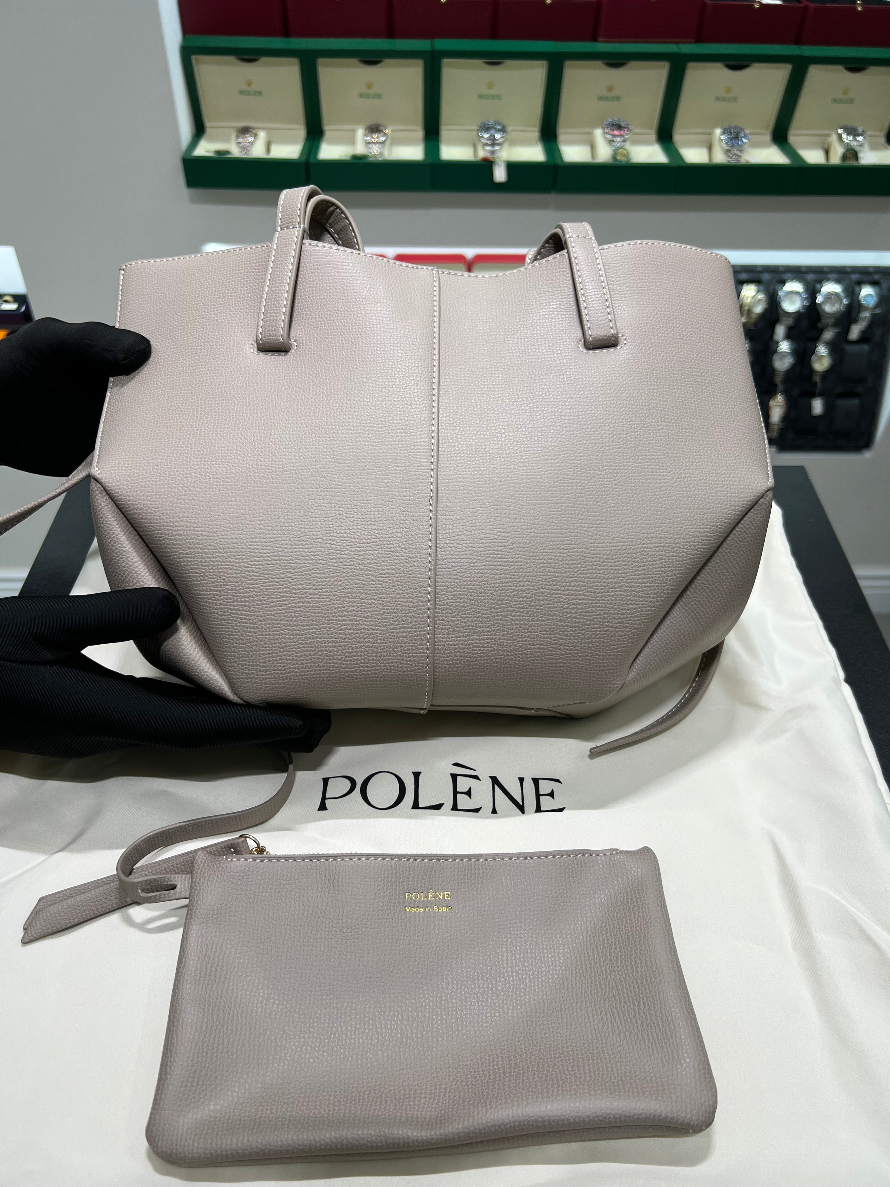 Polēne Cyme leather grey
