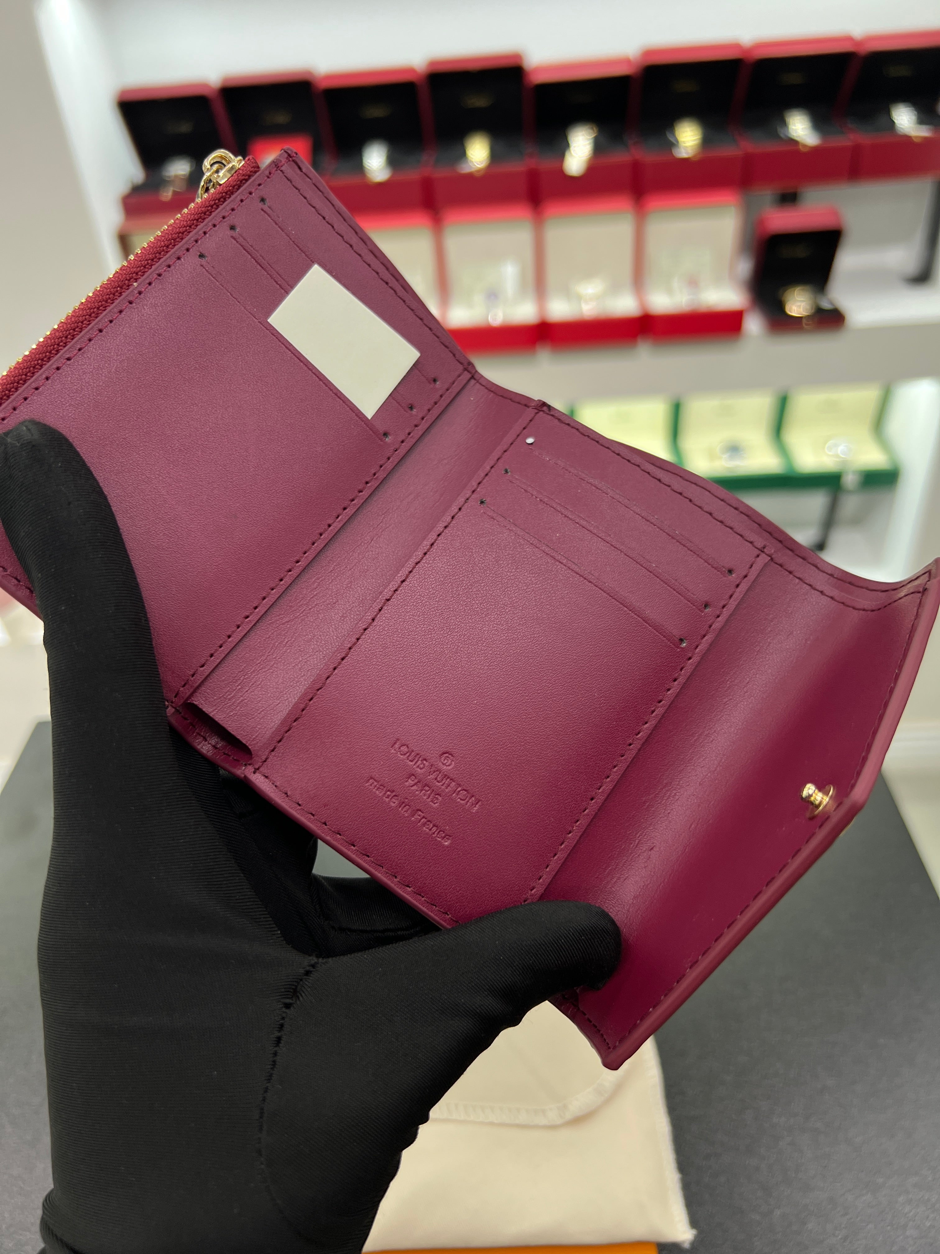 Victorine Wallet – Monogram Vernis