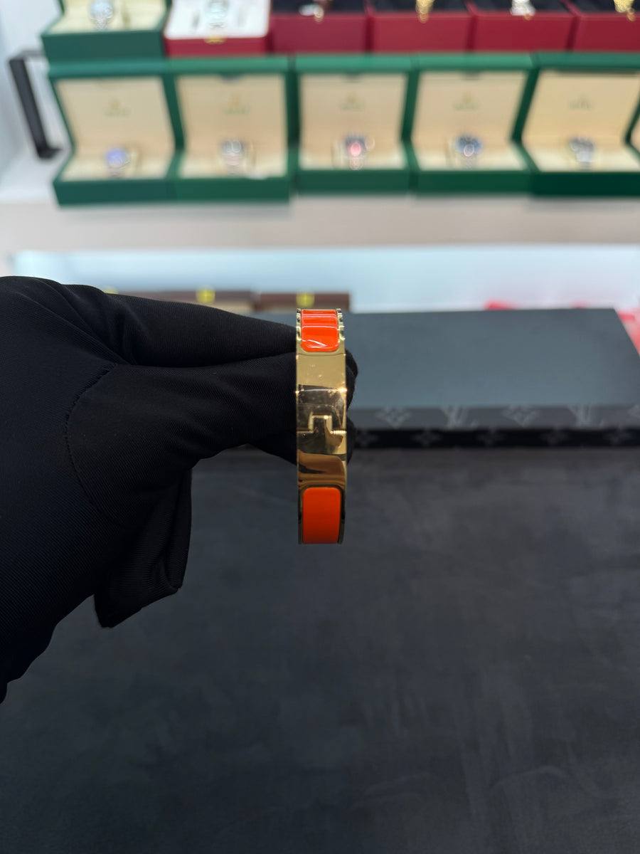 Clic H Bracelet (Orange) مقاس 16