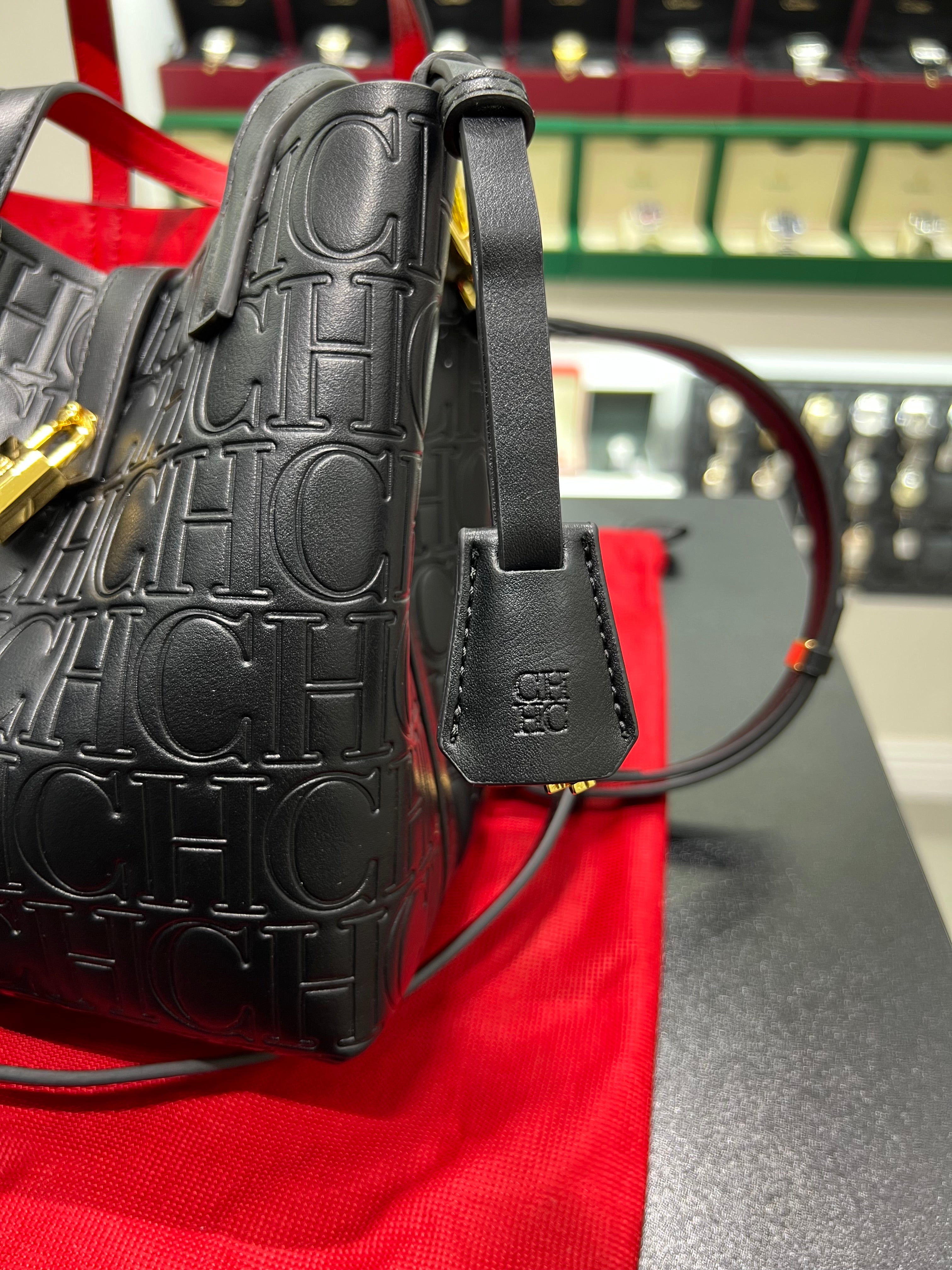 Carolina Herrera MATRYOSHKA L | LARGE SHOULDER BAG colour black