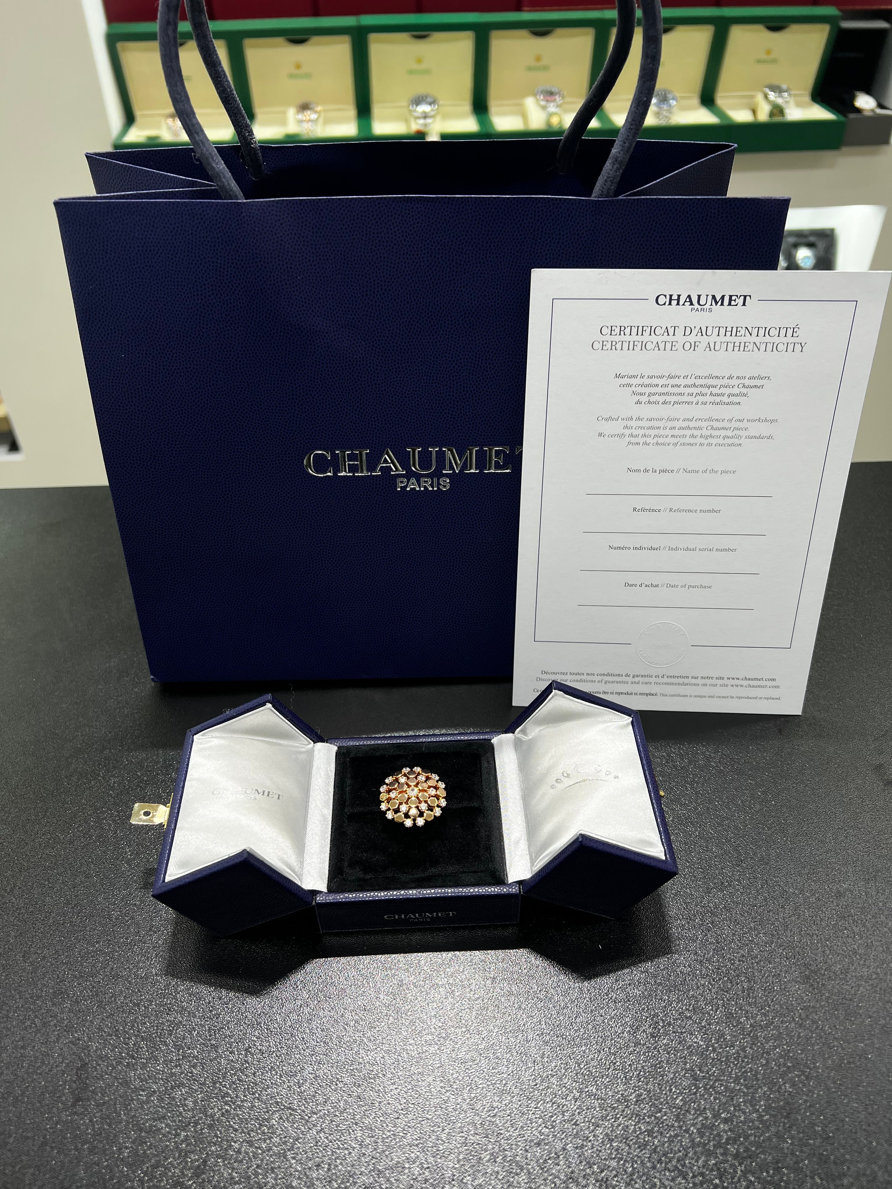 خاتم CHAUMĖT rose gold