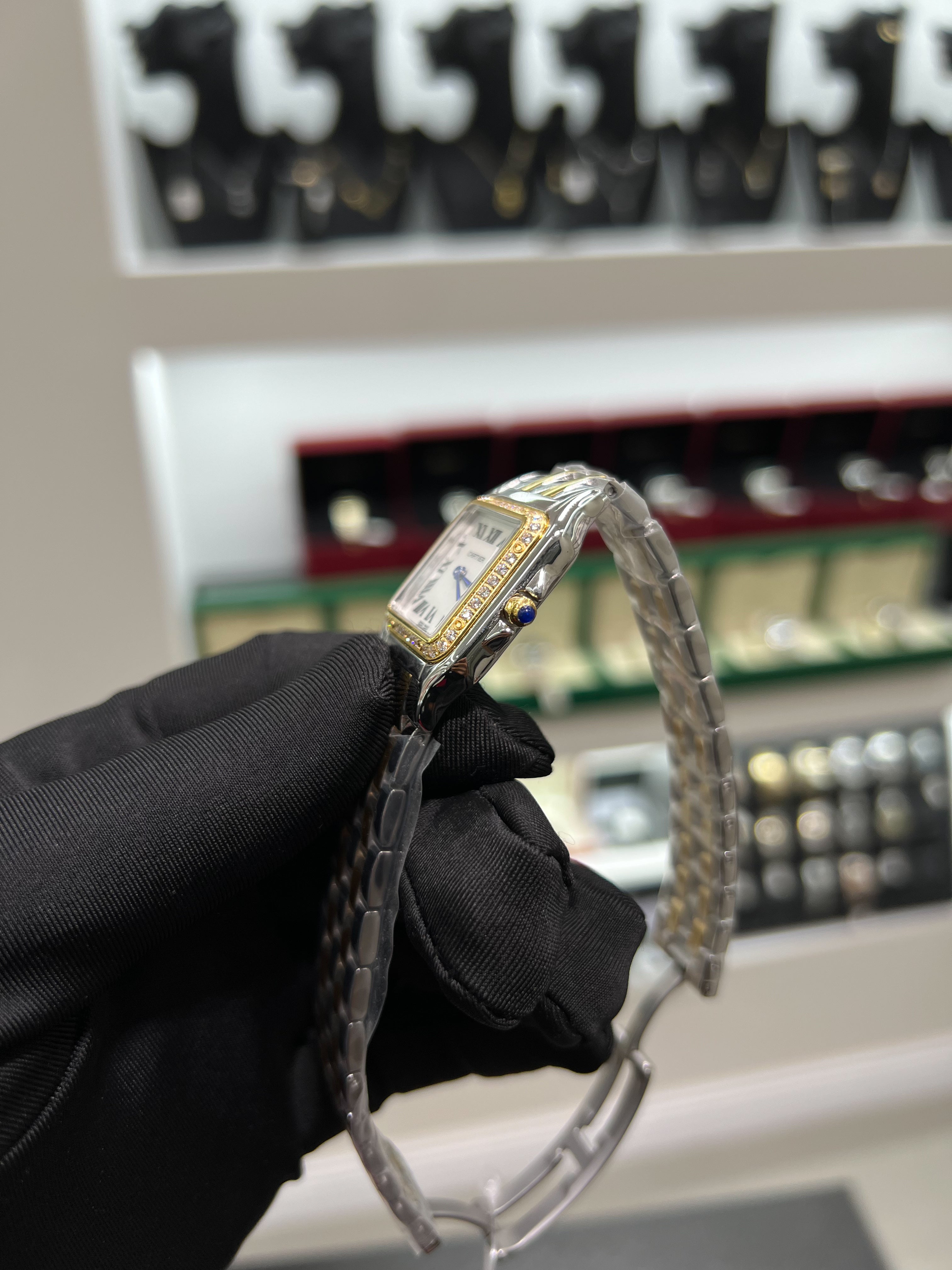 Cartiėr Panther gold and silver studded