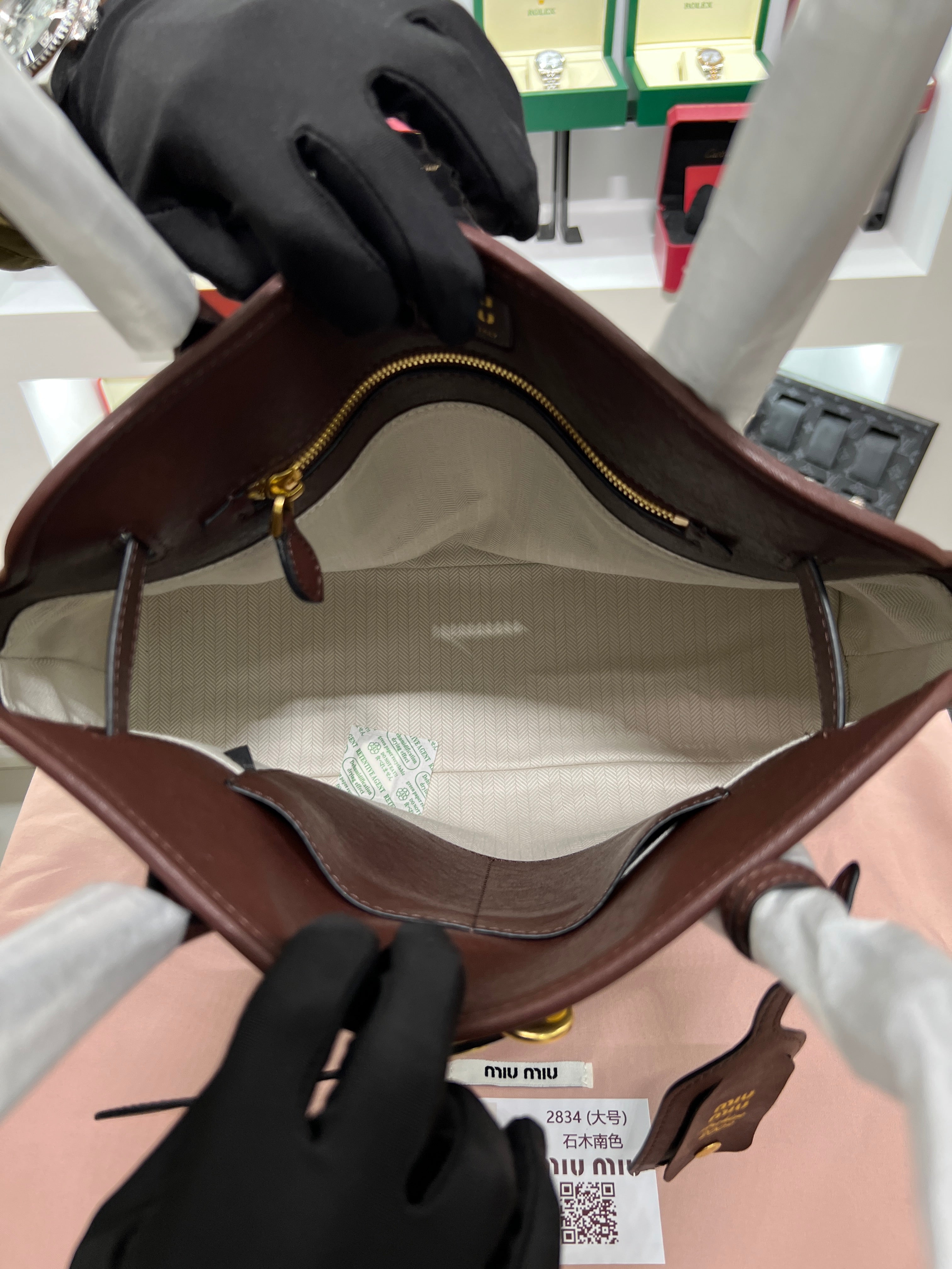 Archive Leather Top-Handle – Dark Brown