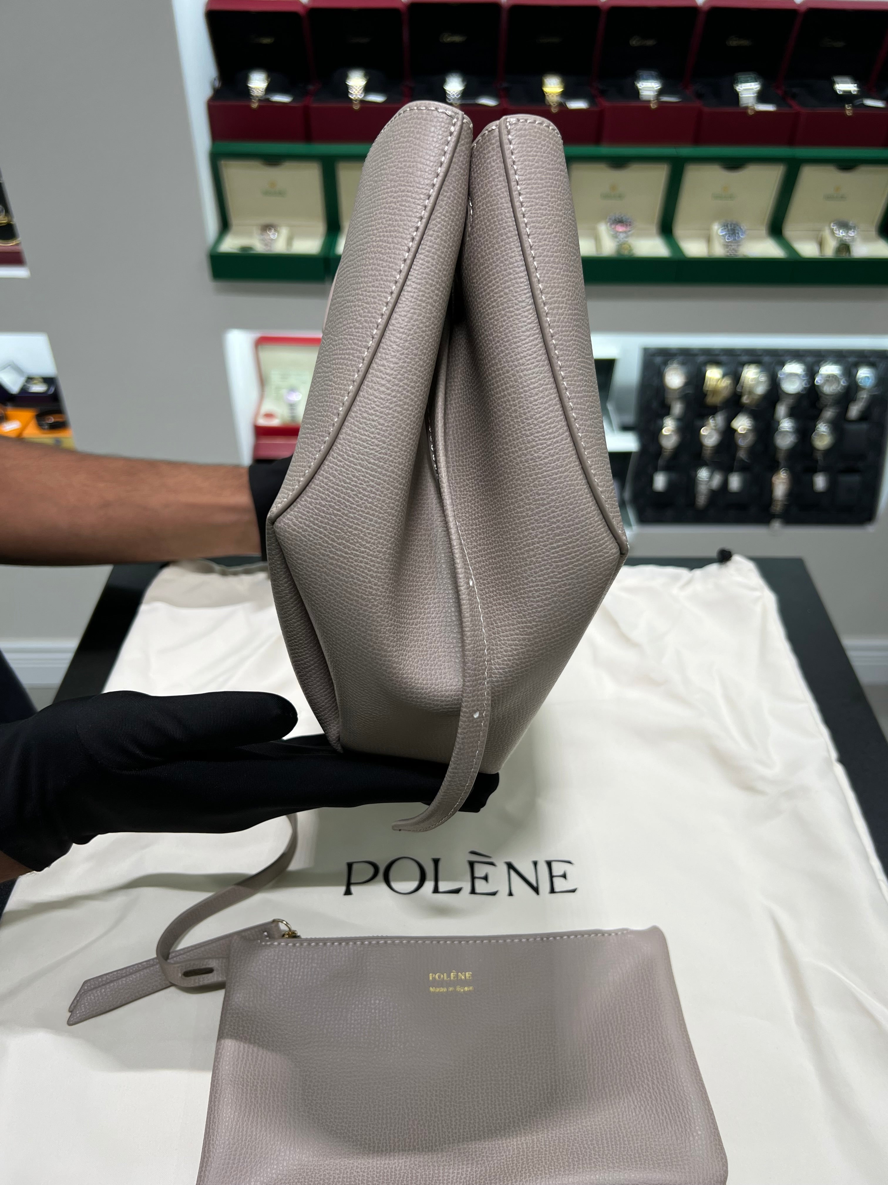 Polēne Cyme leather grey