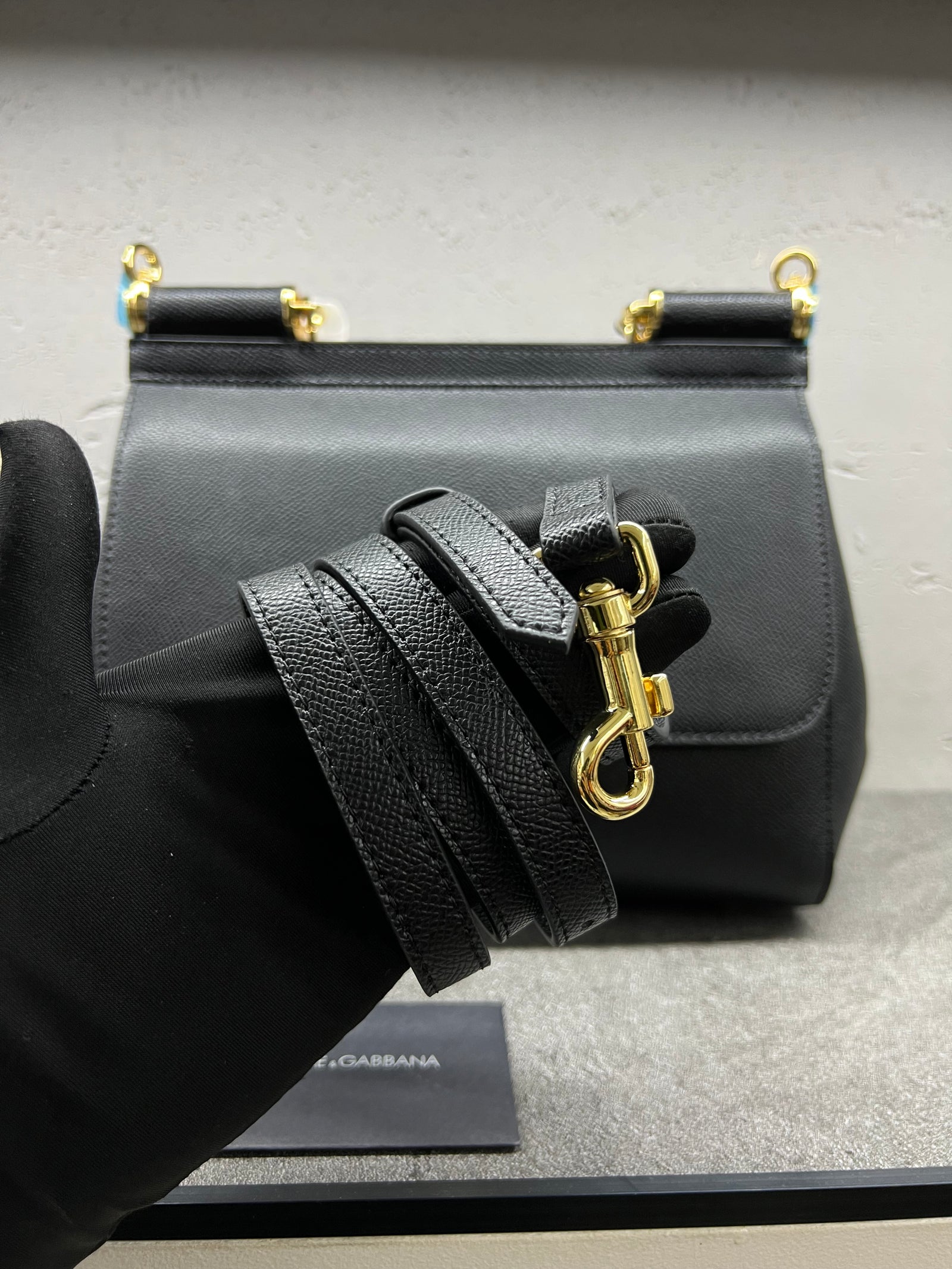 حقيبة سيسيلي الكبيرة – أسود | Sicily Bag Large – Black