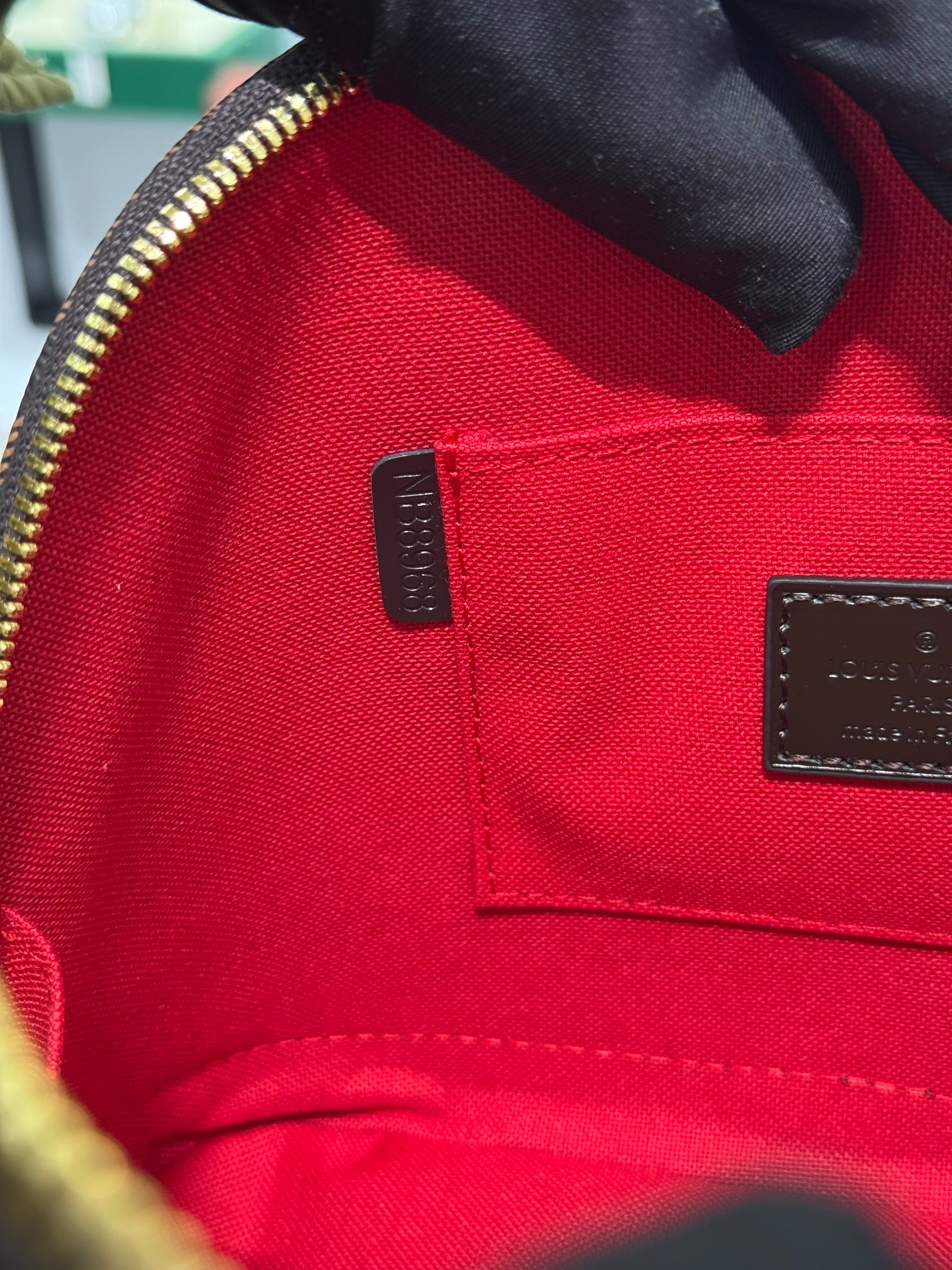 Alma BB – Damier Ebene Canvas