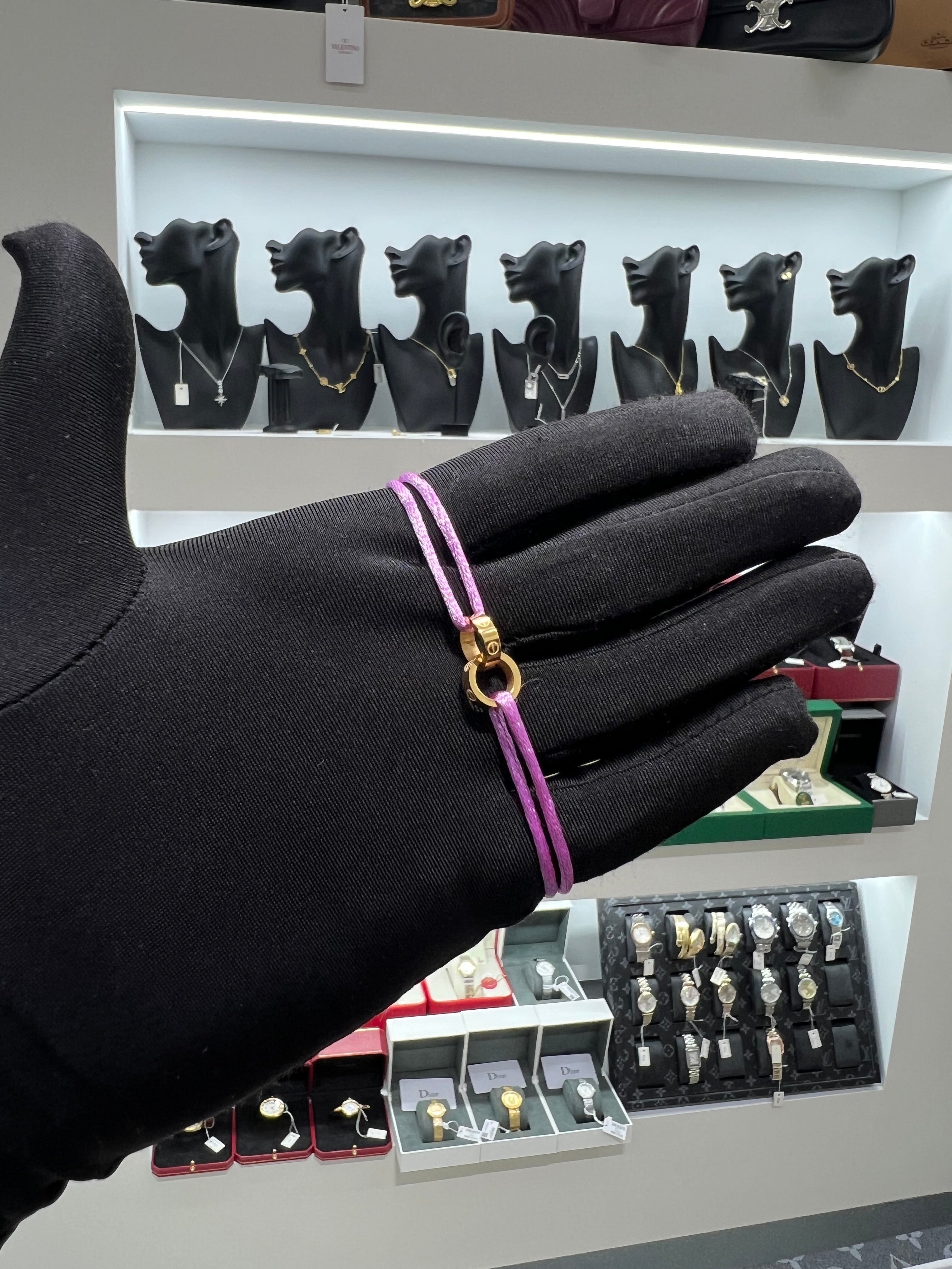 كارتير خيط حلقتين بنفسجي