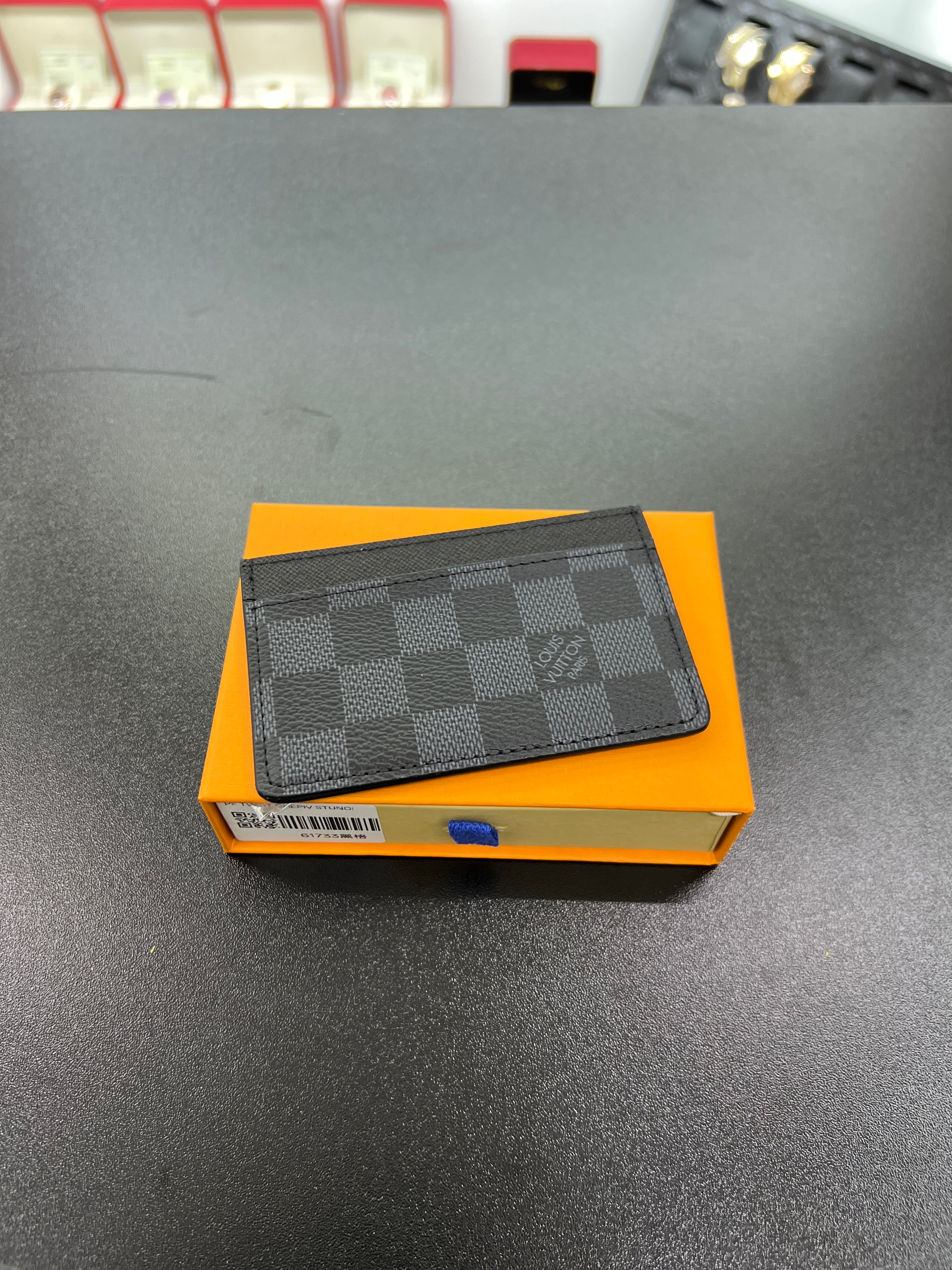 Card Holder – Damier Graphite