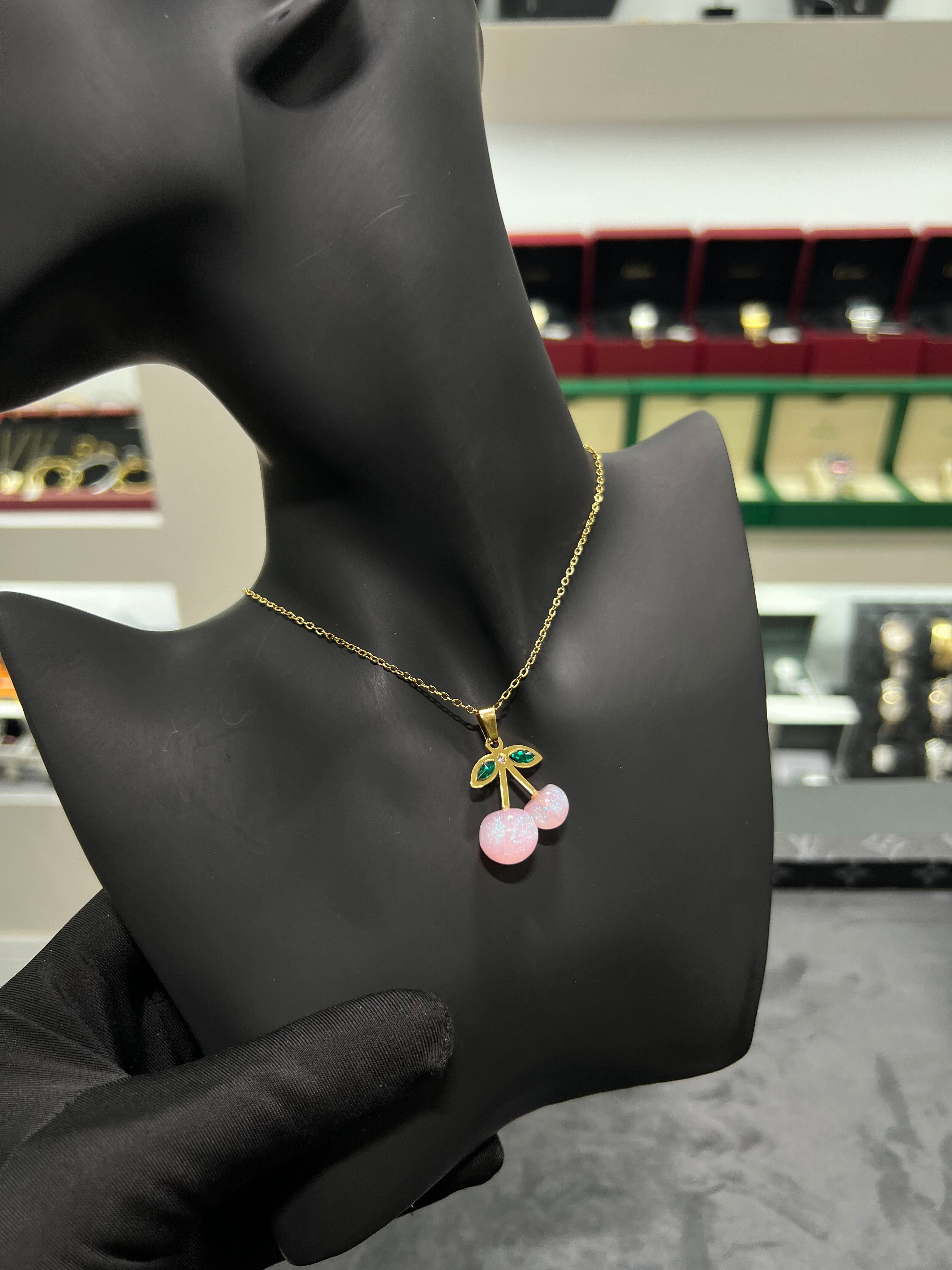 سلسال الكرز الحجز الوردي